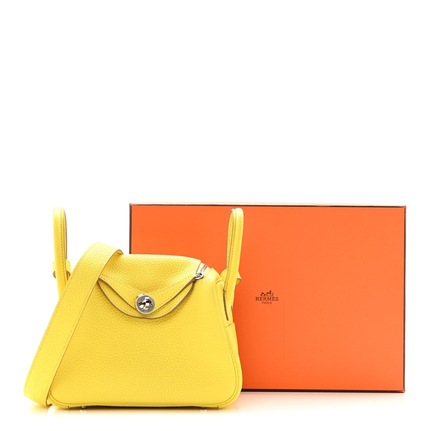 Taurillon Clemence Mini Lindy 20 Lime