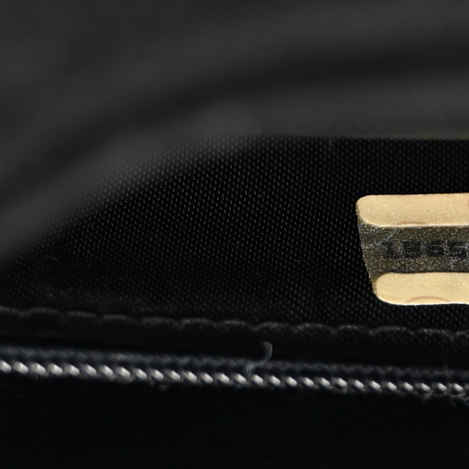 Suede Quilted CC Tassel Camera Case  Black