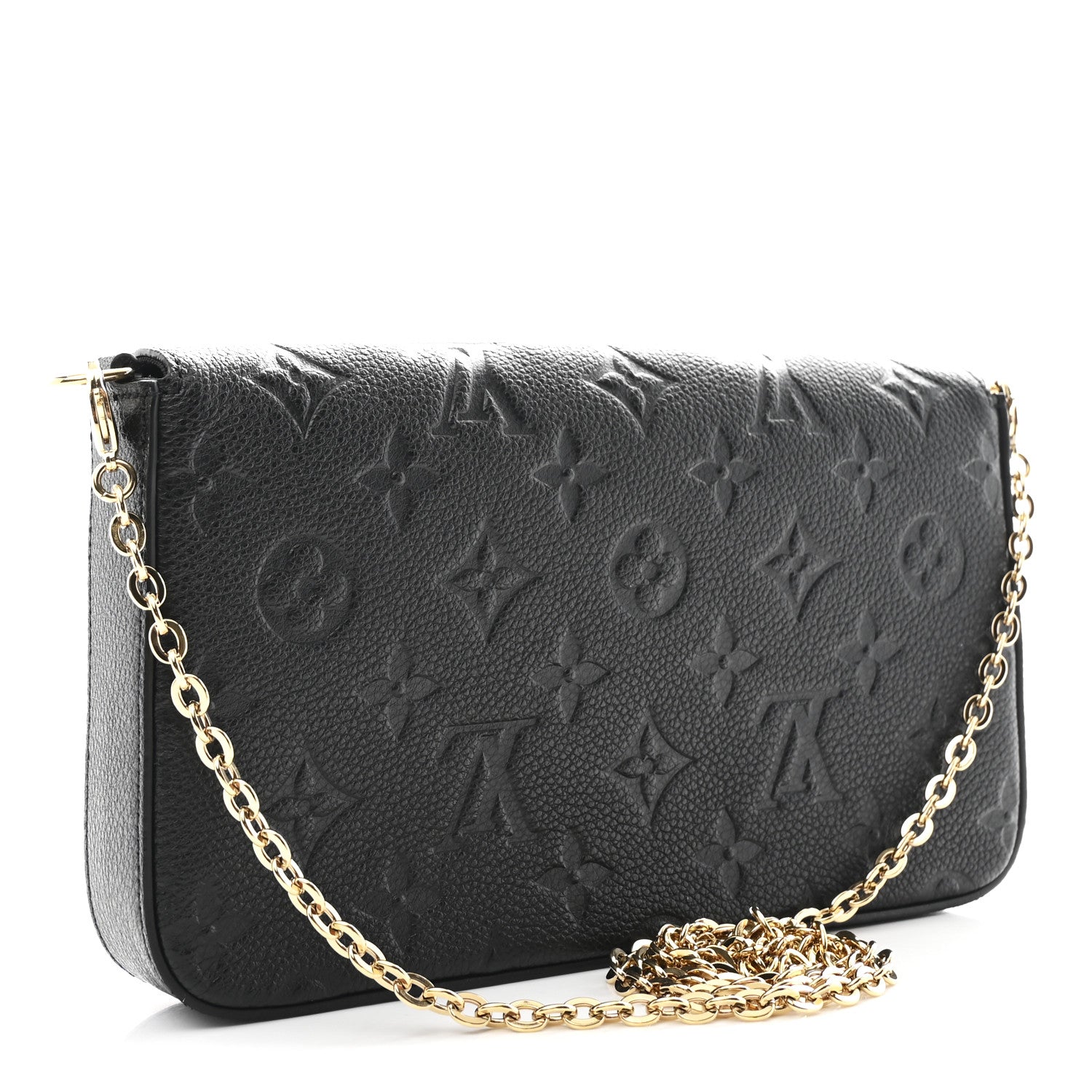 Empreinte Pochette Felicie Chain Wallet Black