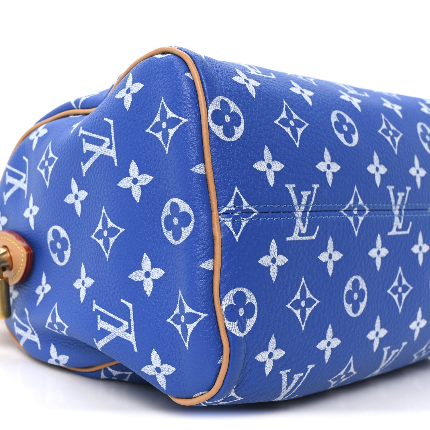 Calfskin Monogram Speedy P9 Bandouliere 25 Blue