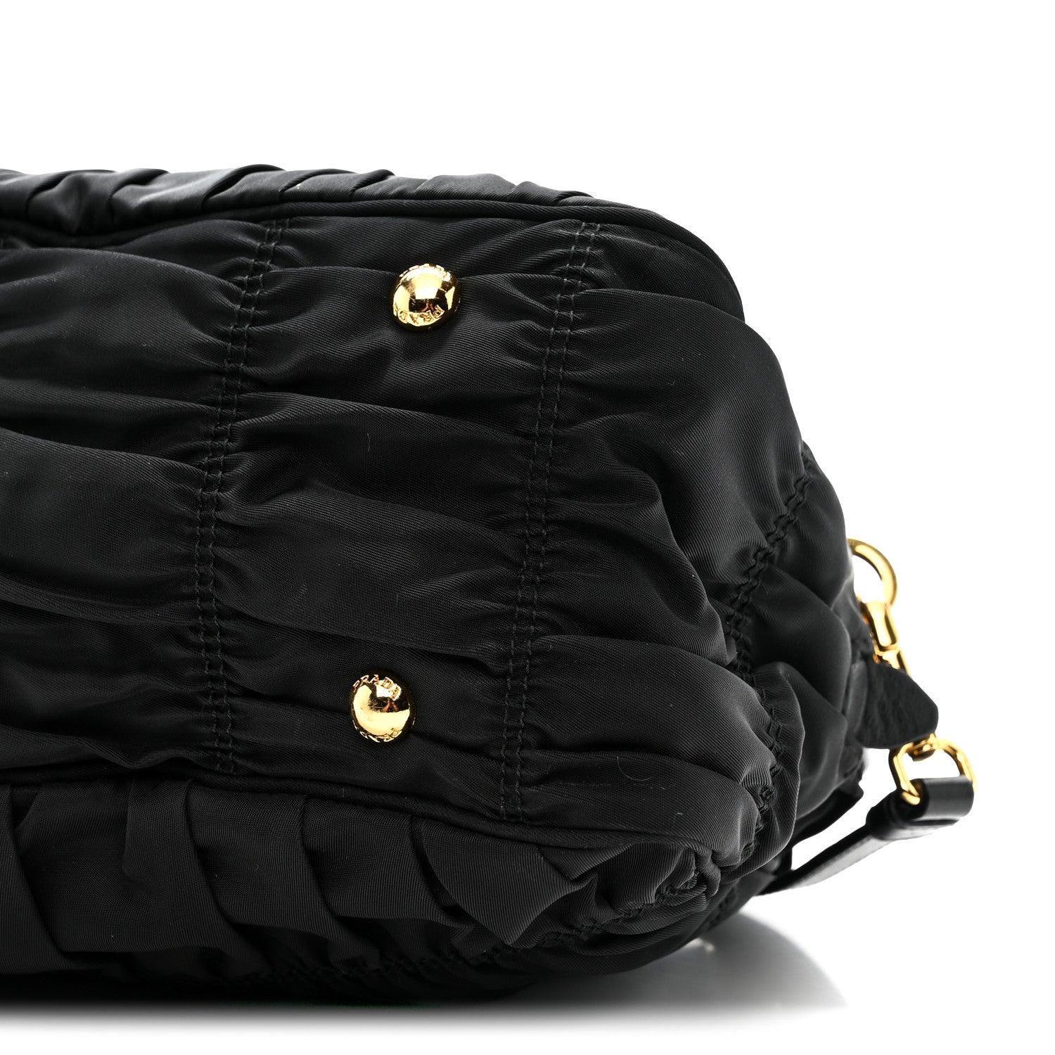 Tessuto Nylon Gaufre Tote Black