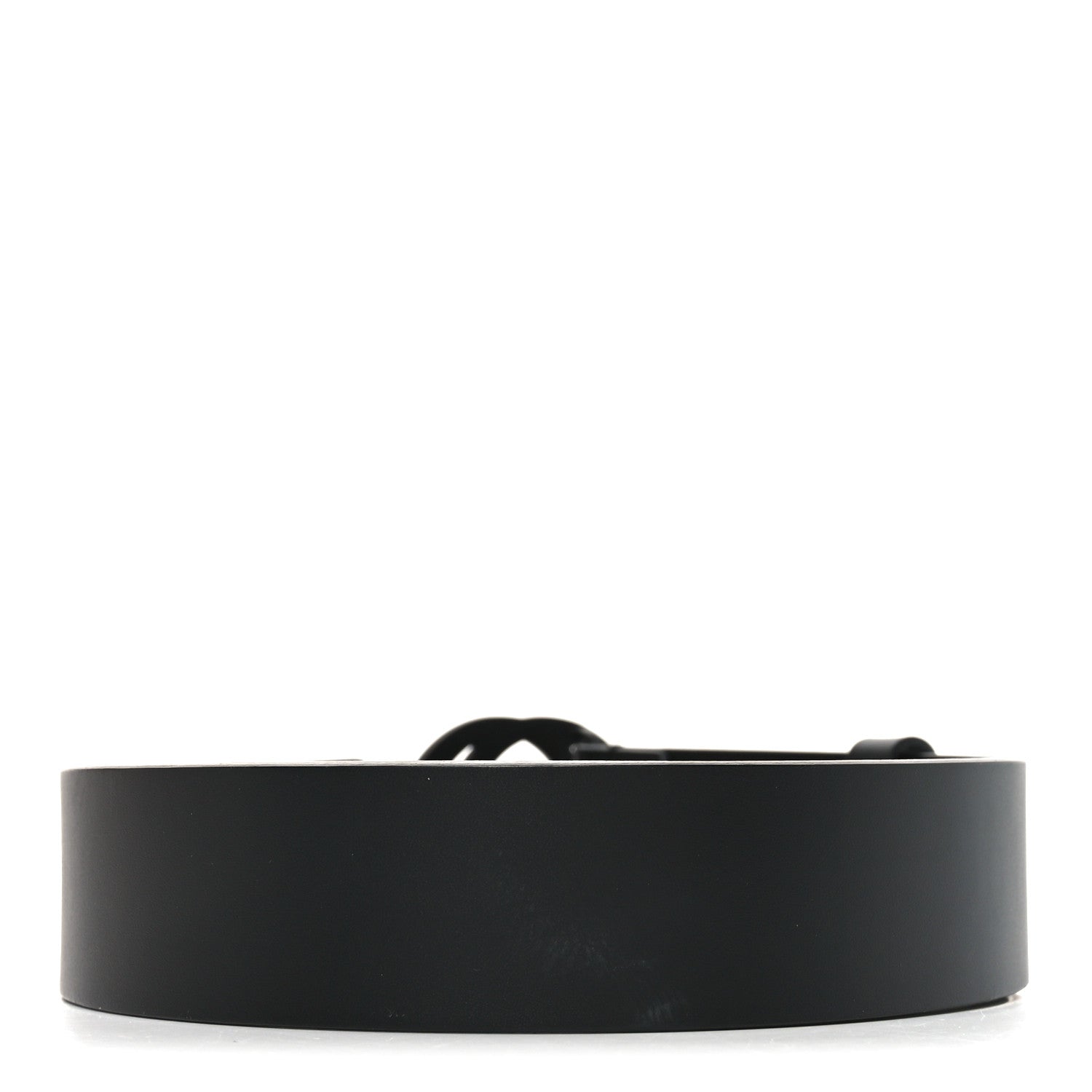 Selleria Calfskin Monochrome Interlocking G 37mm Belt 80 32 Black