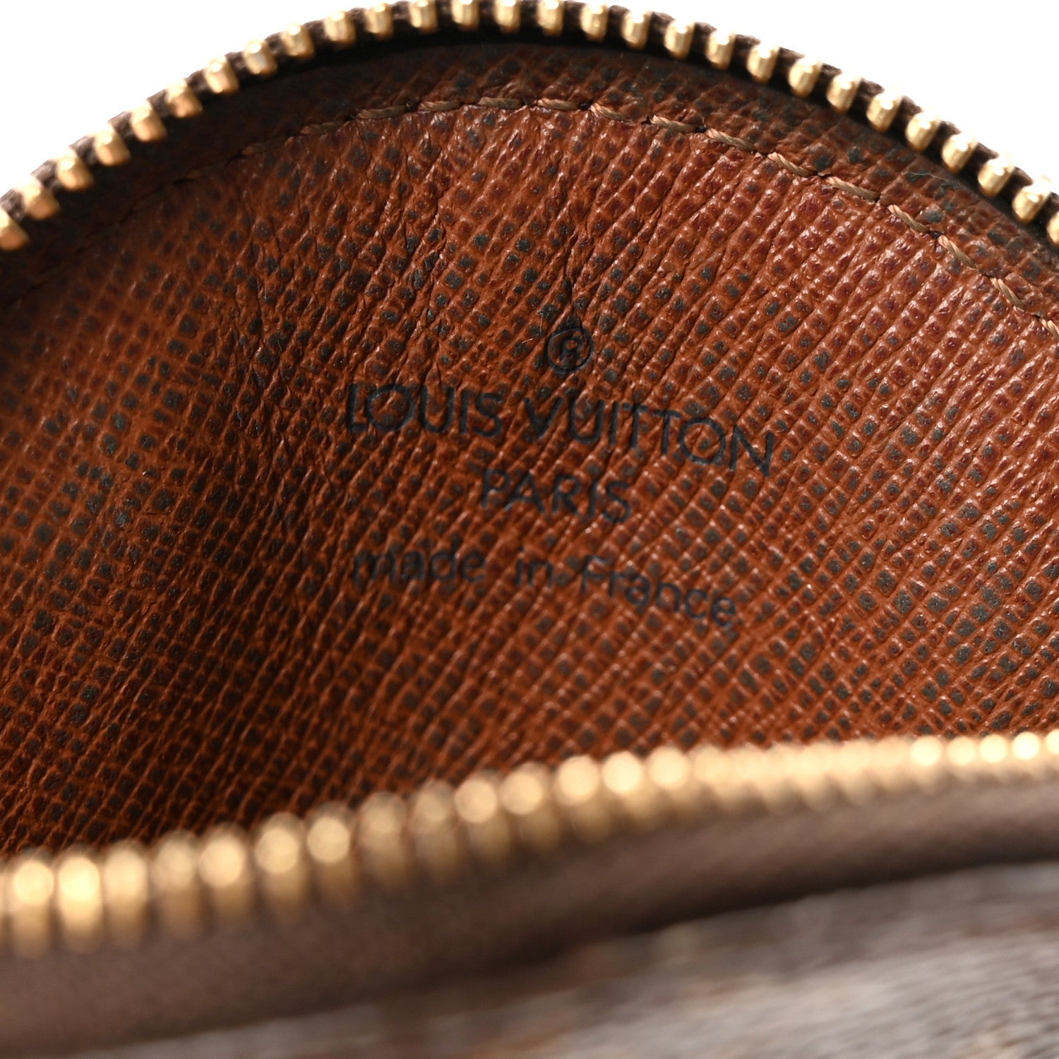 Monogram Round Coin Purse