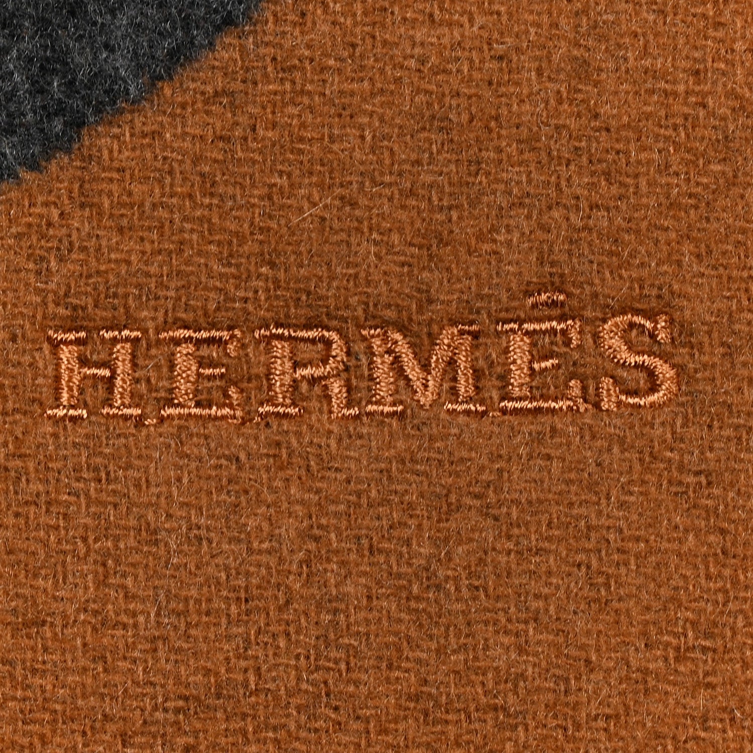 Cashmere Maillons TGM Scarf Camel Flanelle