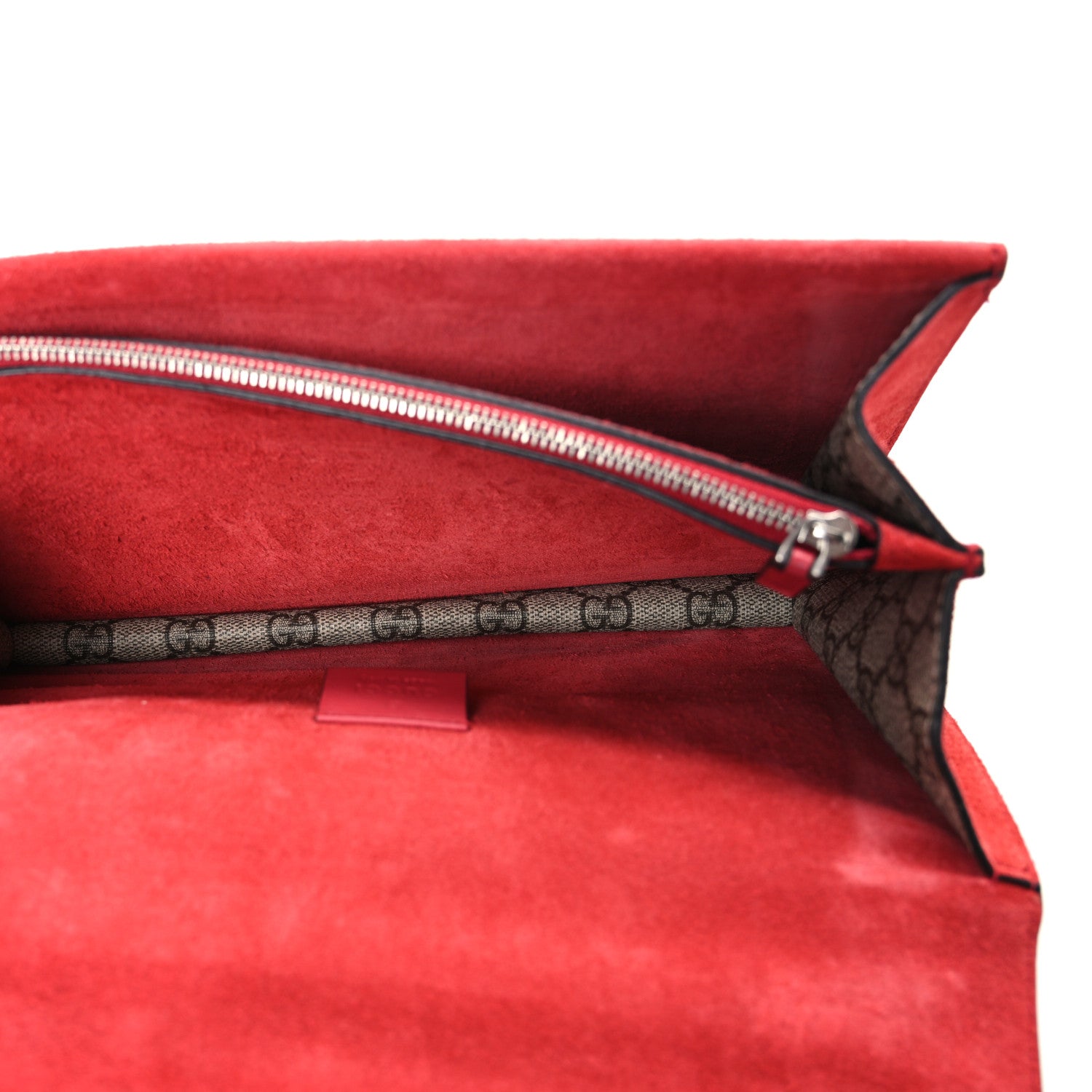 GG Supreme Monogram Small Dionysus Shoulder Bag Red