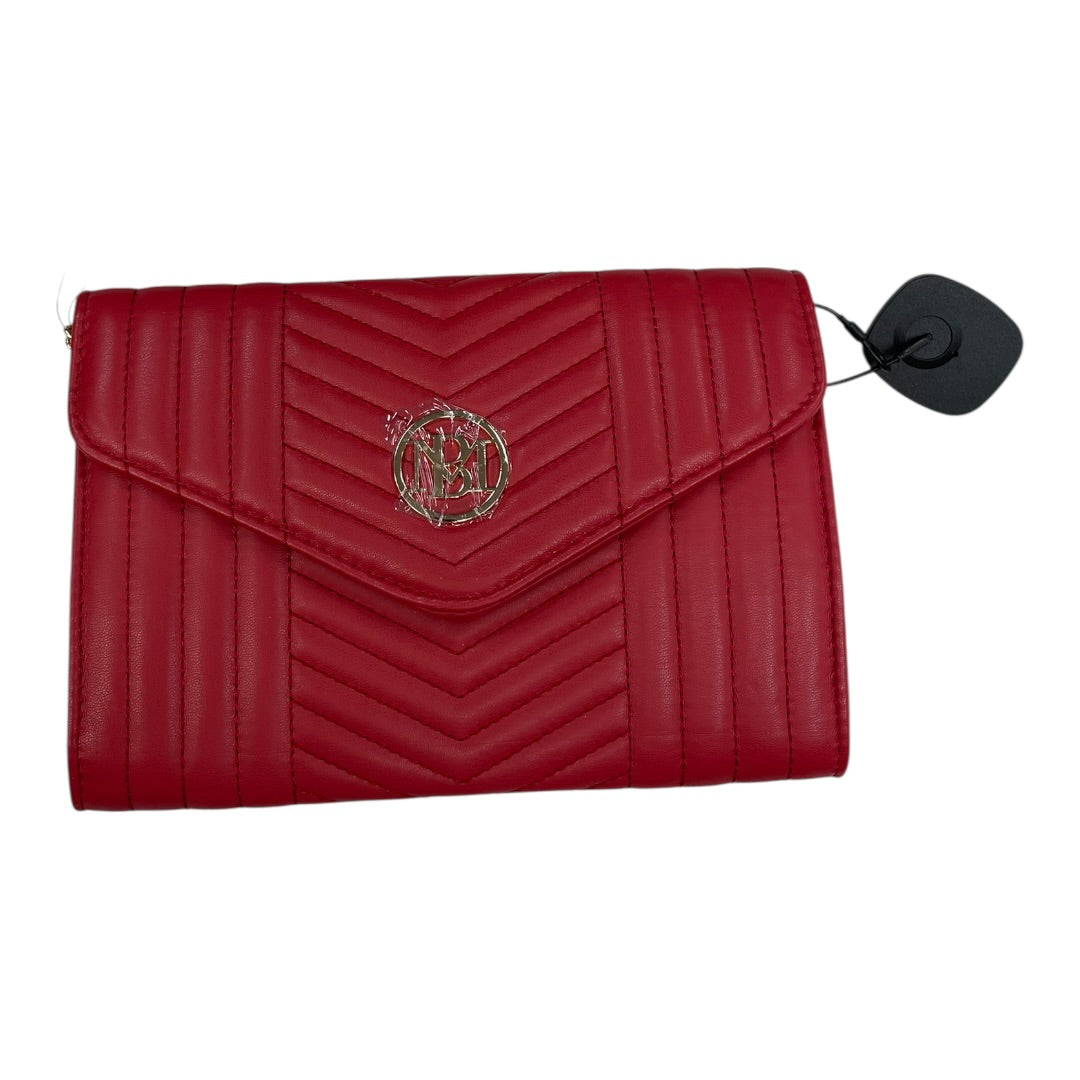 Handbag By Badgley Mischka In Red, Size:Medium
