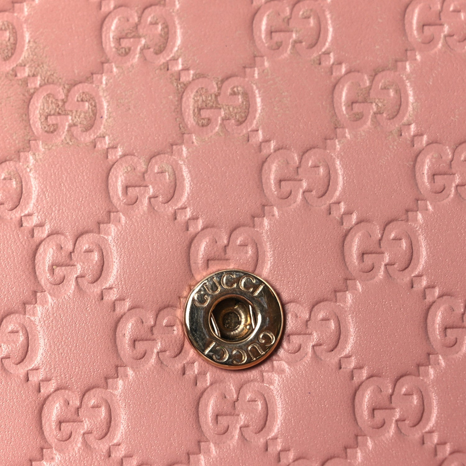 Soft Microguccissima Continental Zip Wallet Soft Pink