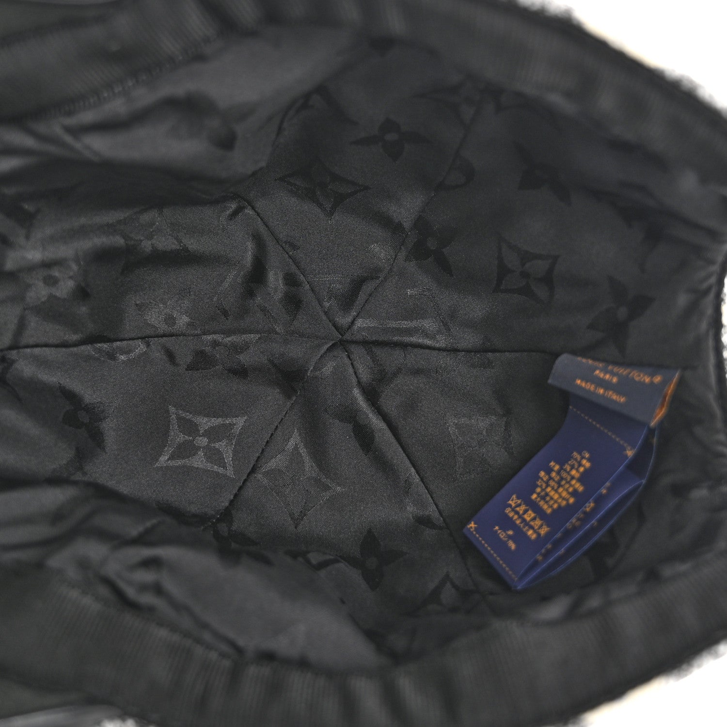 Monogram Jacquard Cap M Grey
