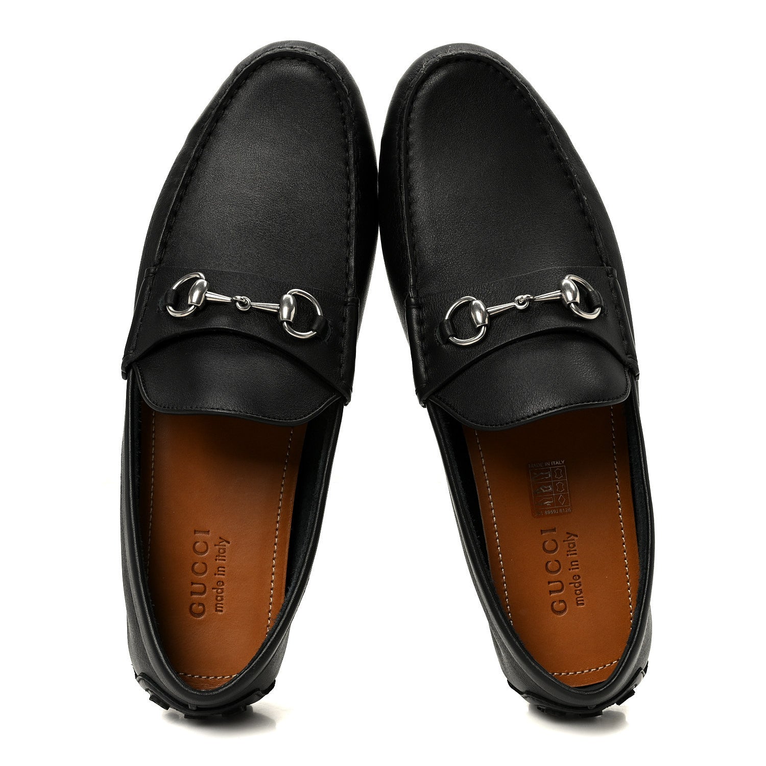 Soft Clove Calfskin Mens Horsebit Driver Loafers 12 Black