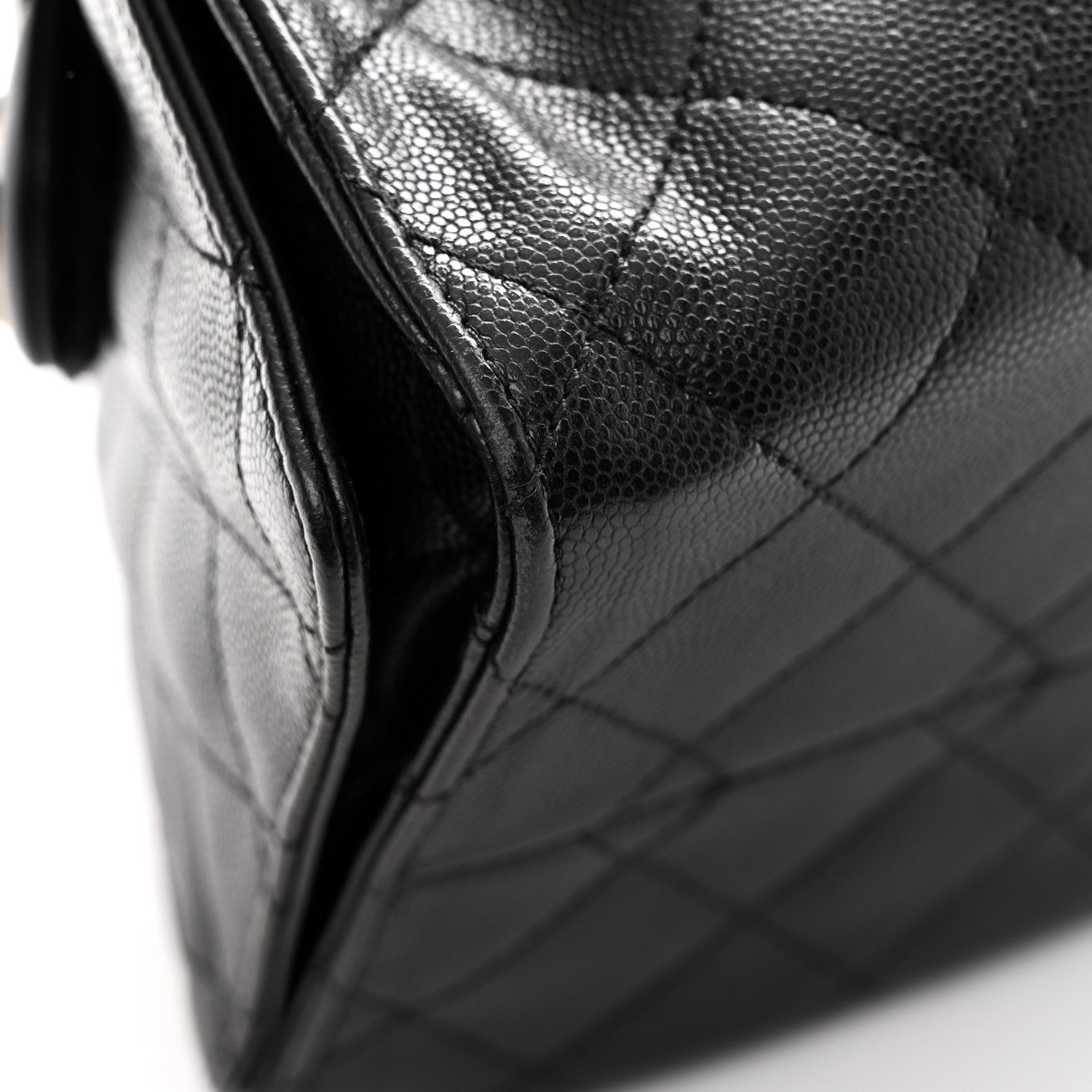 Caviar Quilted Small Chanel 25 Handbag Black