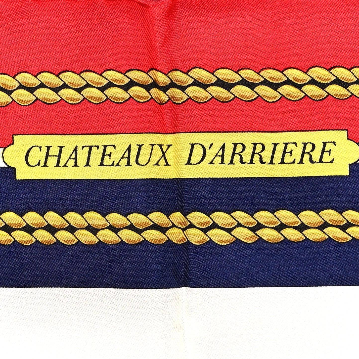 Silk Chateaux D' Arriere Scarf 90