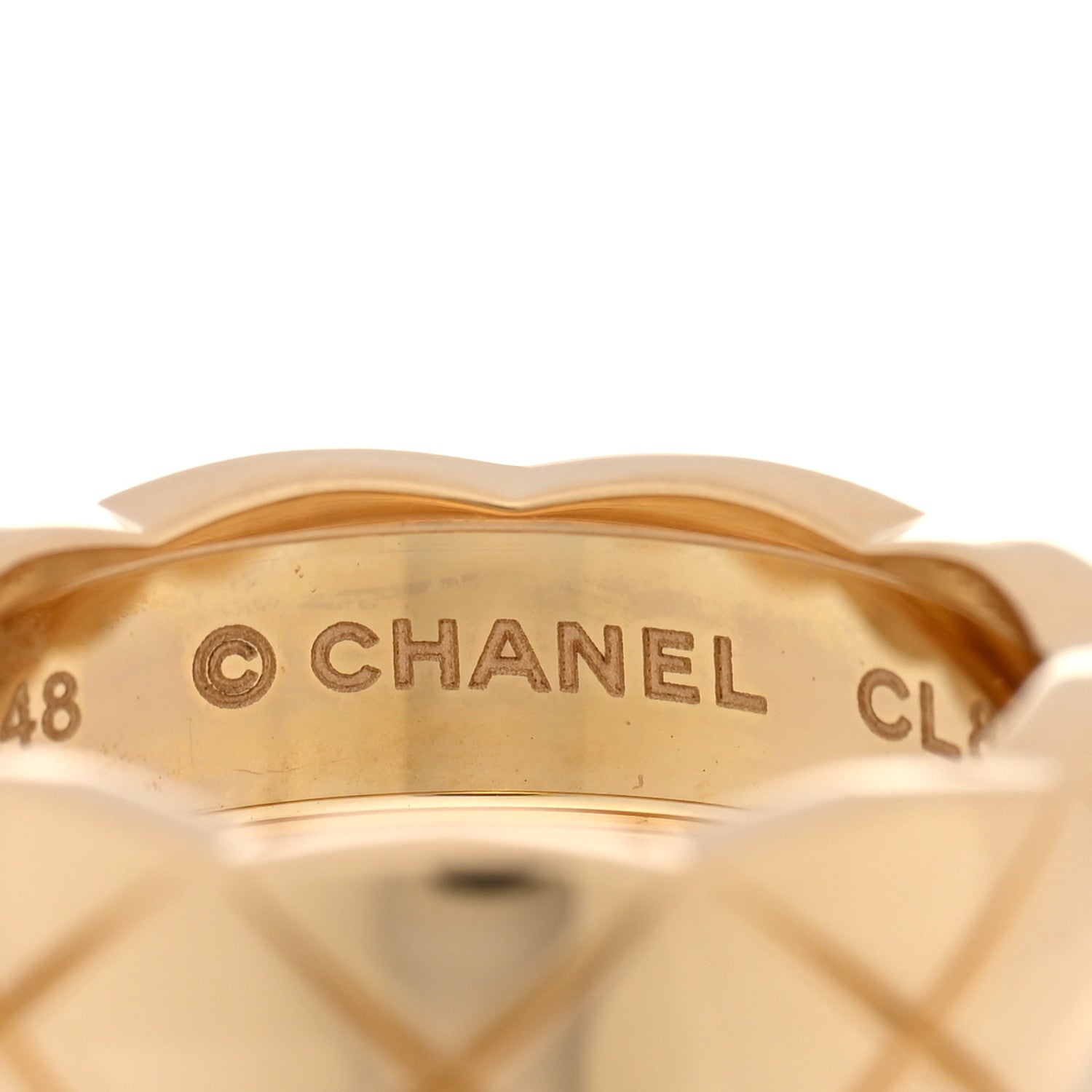 18K Yellow Gold Small Coco Crush Ring 48 4.5