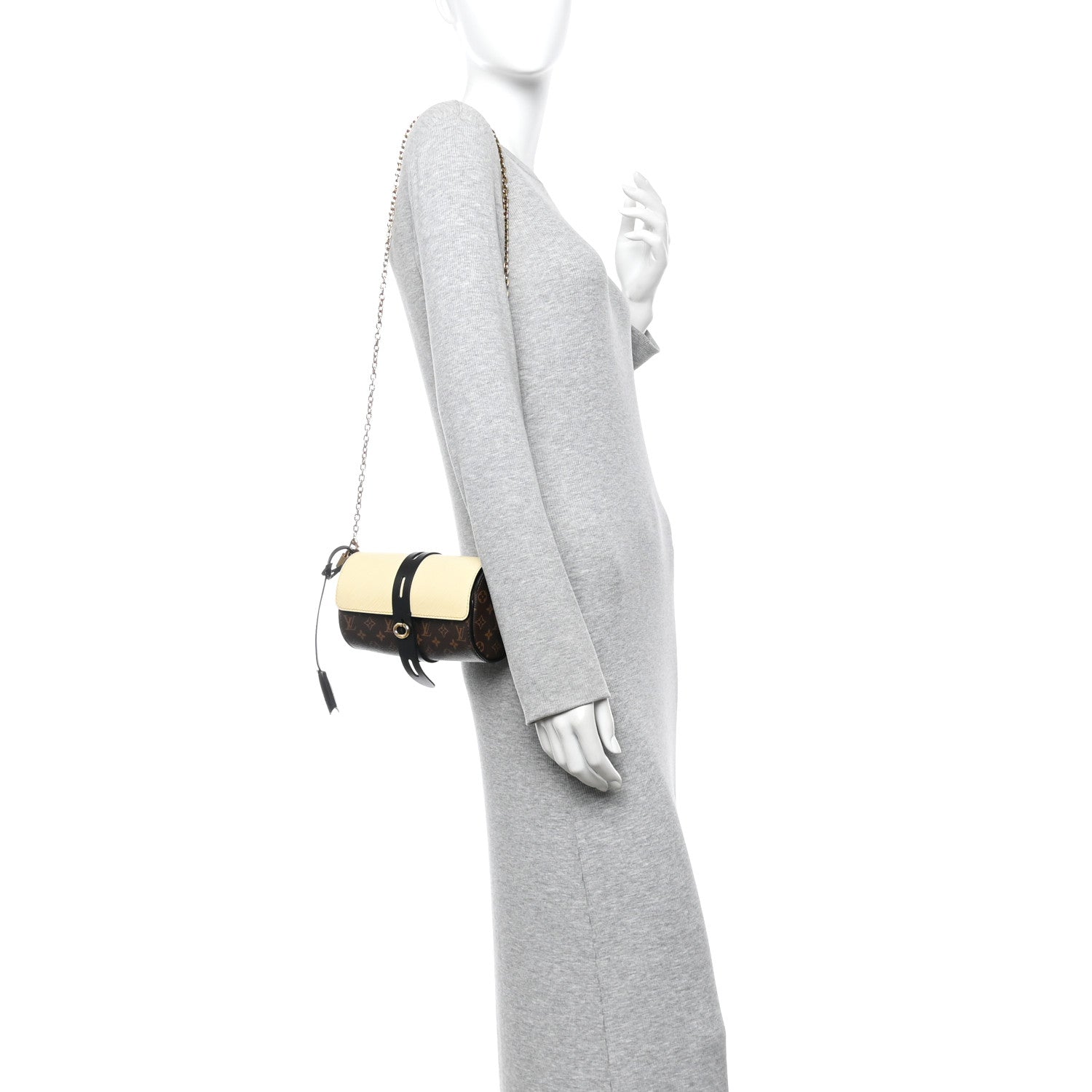 Epi Monogram Glasses Case White