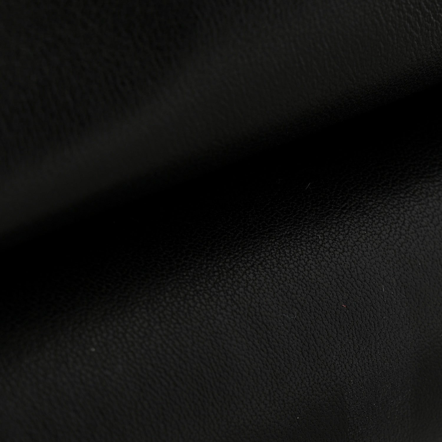 Lambskin Quilted Jumbo Double Flap Black