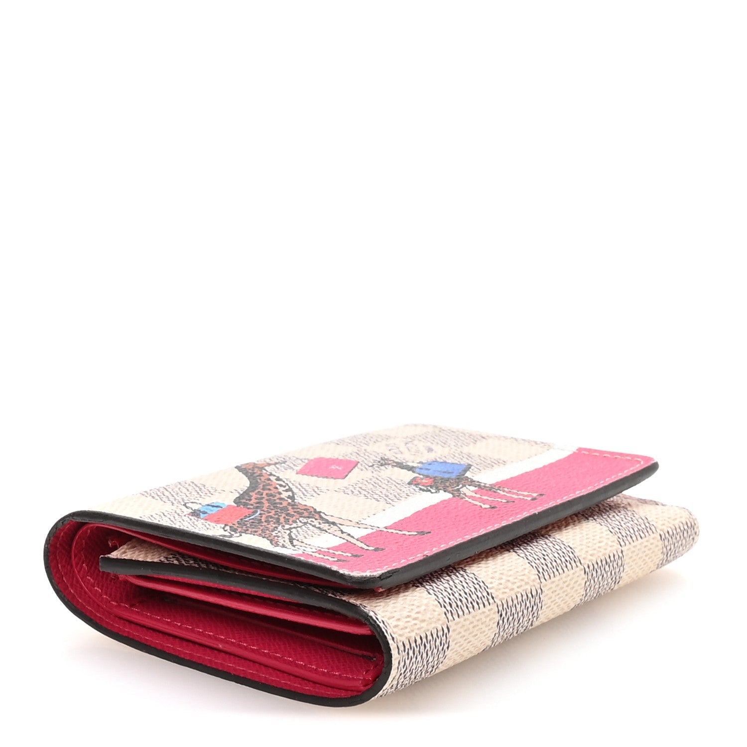 Damier Azur 2017 Christmas Animation Victorine Wallet