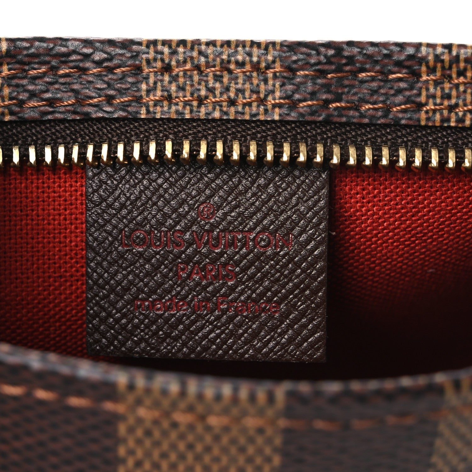 Damier Ebene Trousse Make Up Bag Pochette
