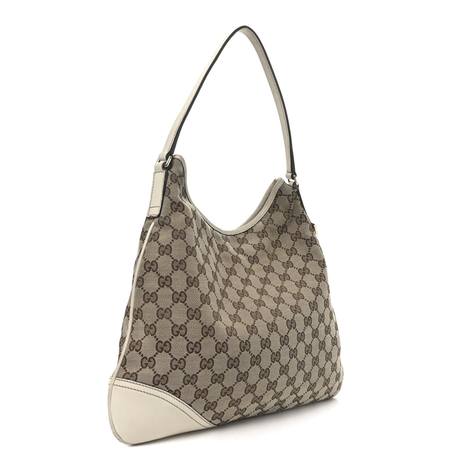 Monogram Medium New Britt Hobo Off White