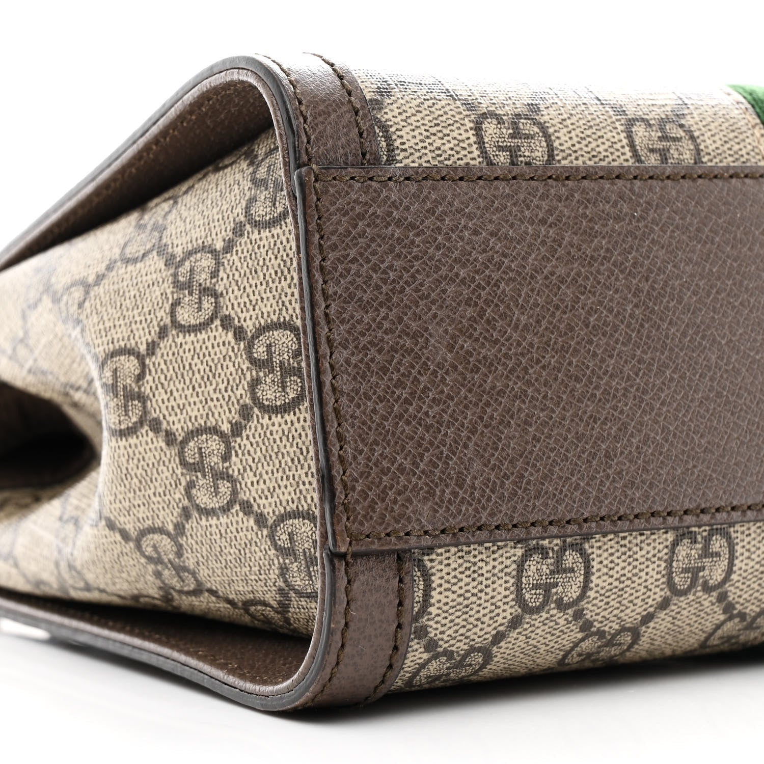 GG Supreme Monogram Small Ophidia Tote Bag Brown