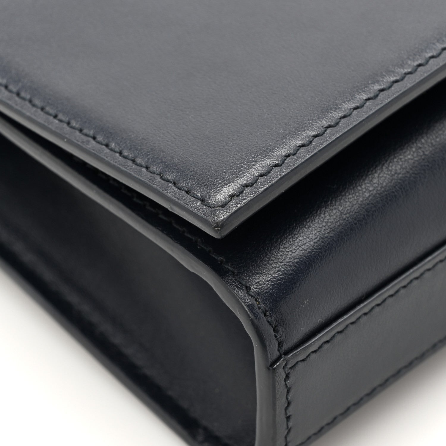 Smooth Calfskin Monogram Kate Belt Bag Deep Marine Black