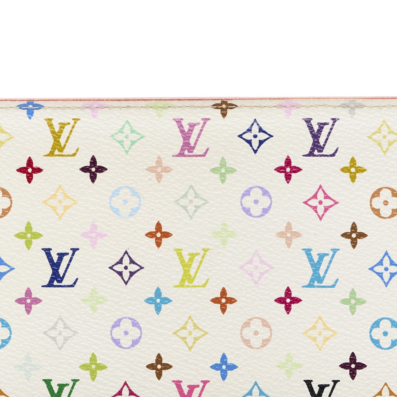 Monogram Multicolor Insolite Wallet White Litchi