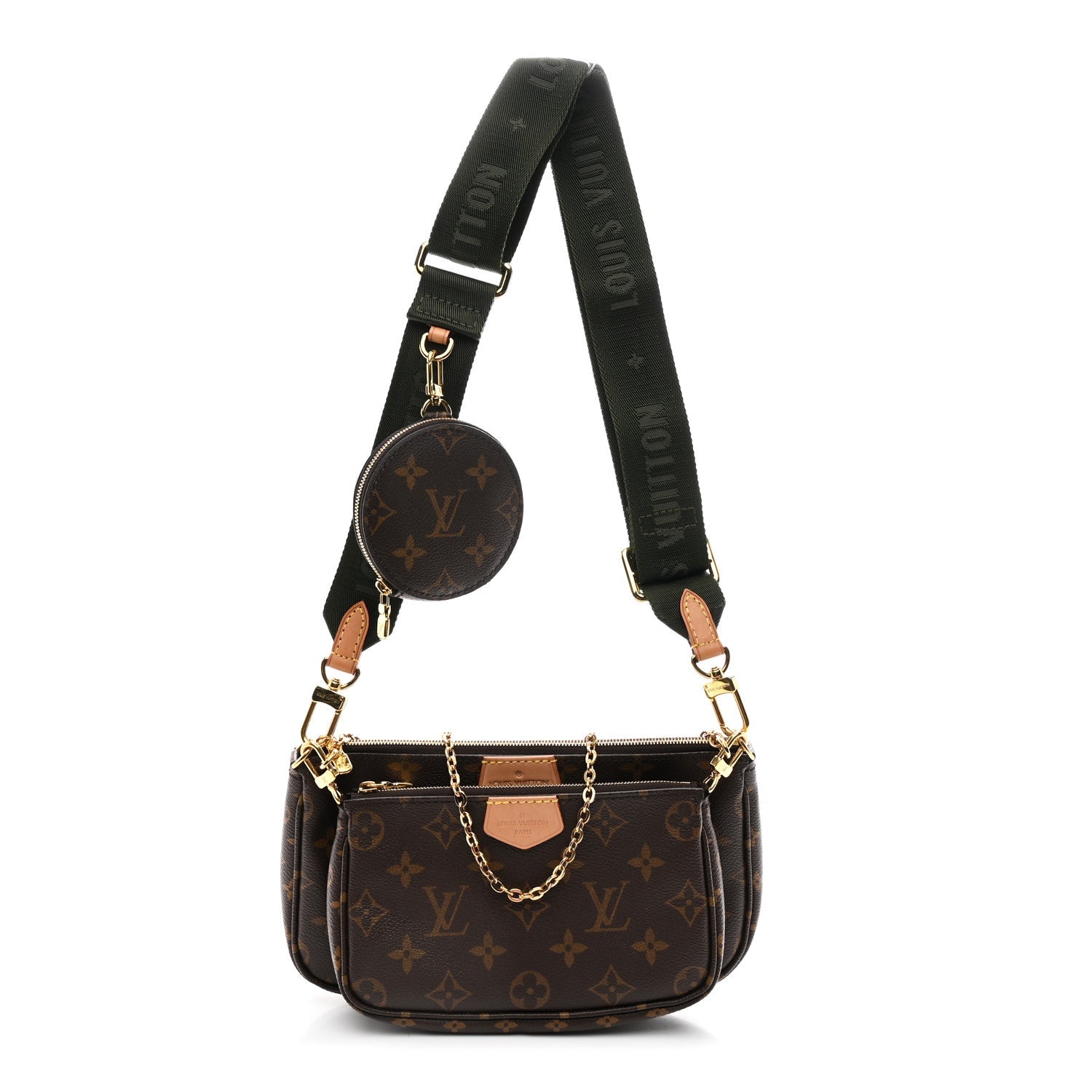 Monogram Multi Pochette Accessories Kaki