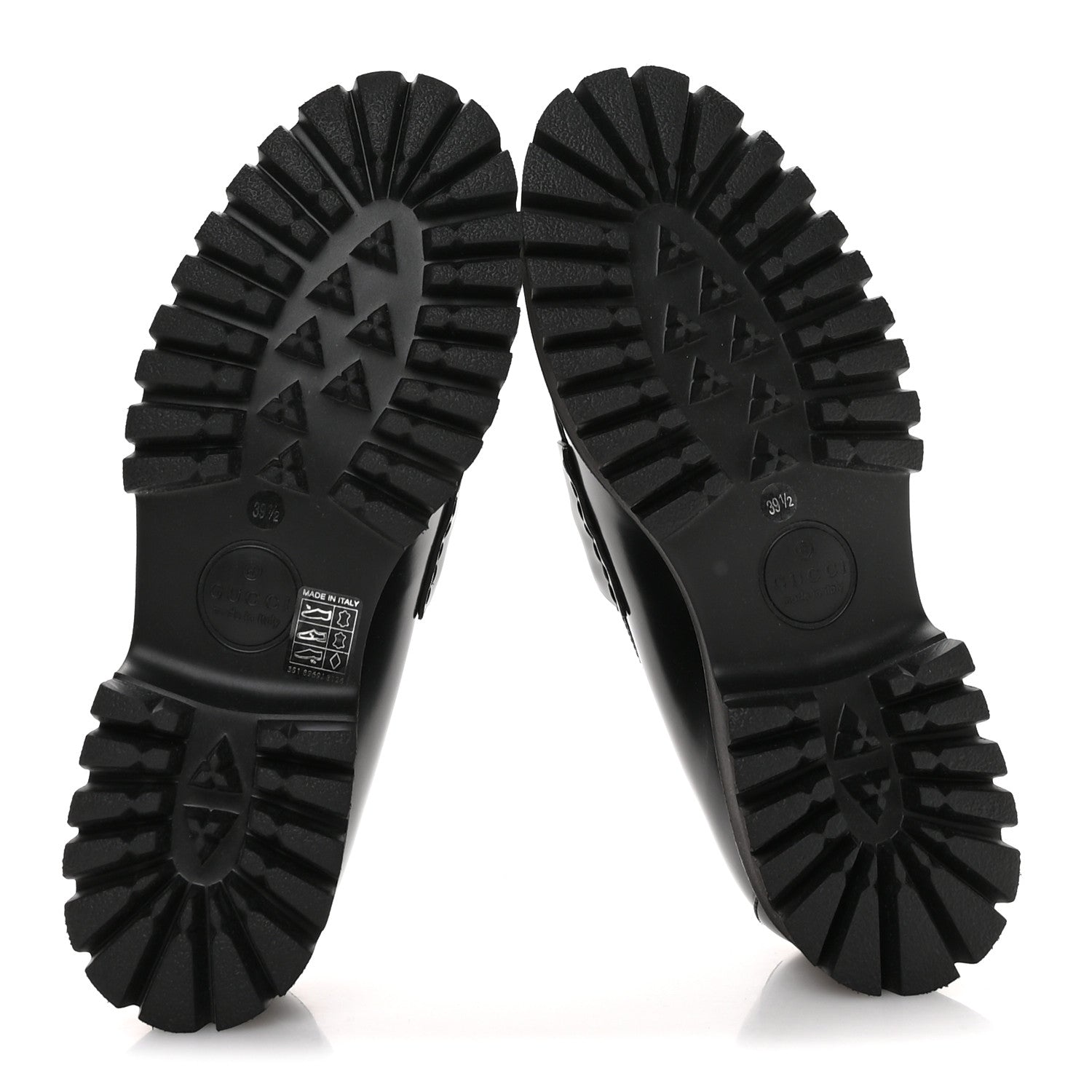 Cordovan Lux Womens Horsebit 45mm Platform Loafers 39.5 Black