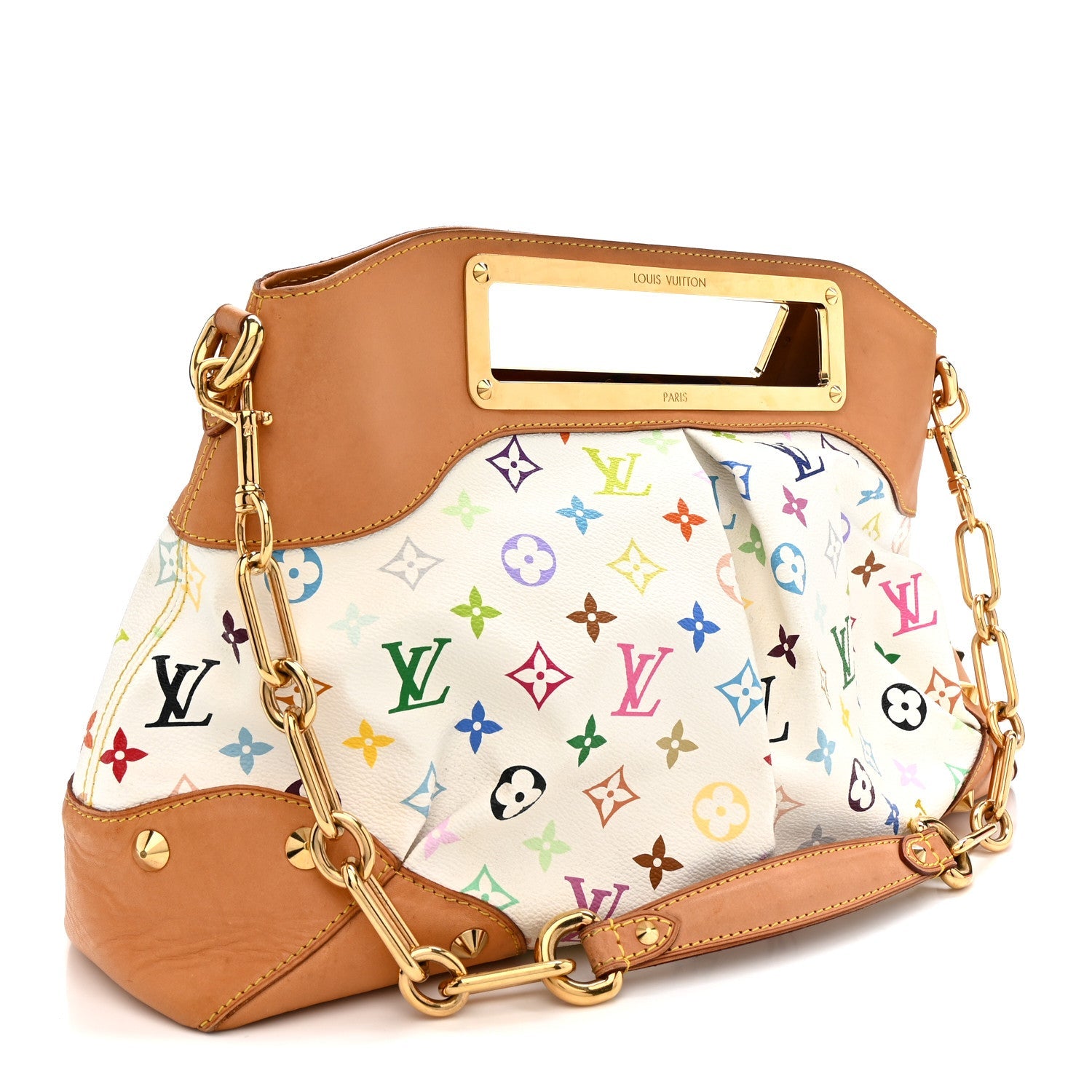 Monogram Multicolor Judy GM White