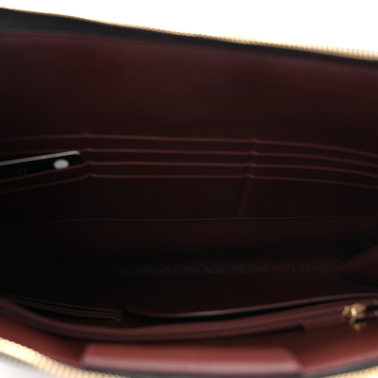 Aged Calfskin Quilted 2.55 Reissue Pouch With Handle Black