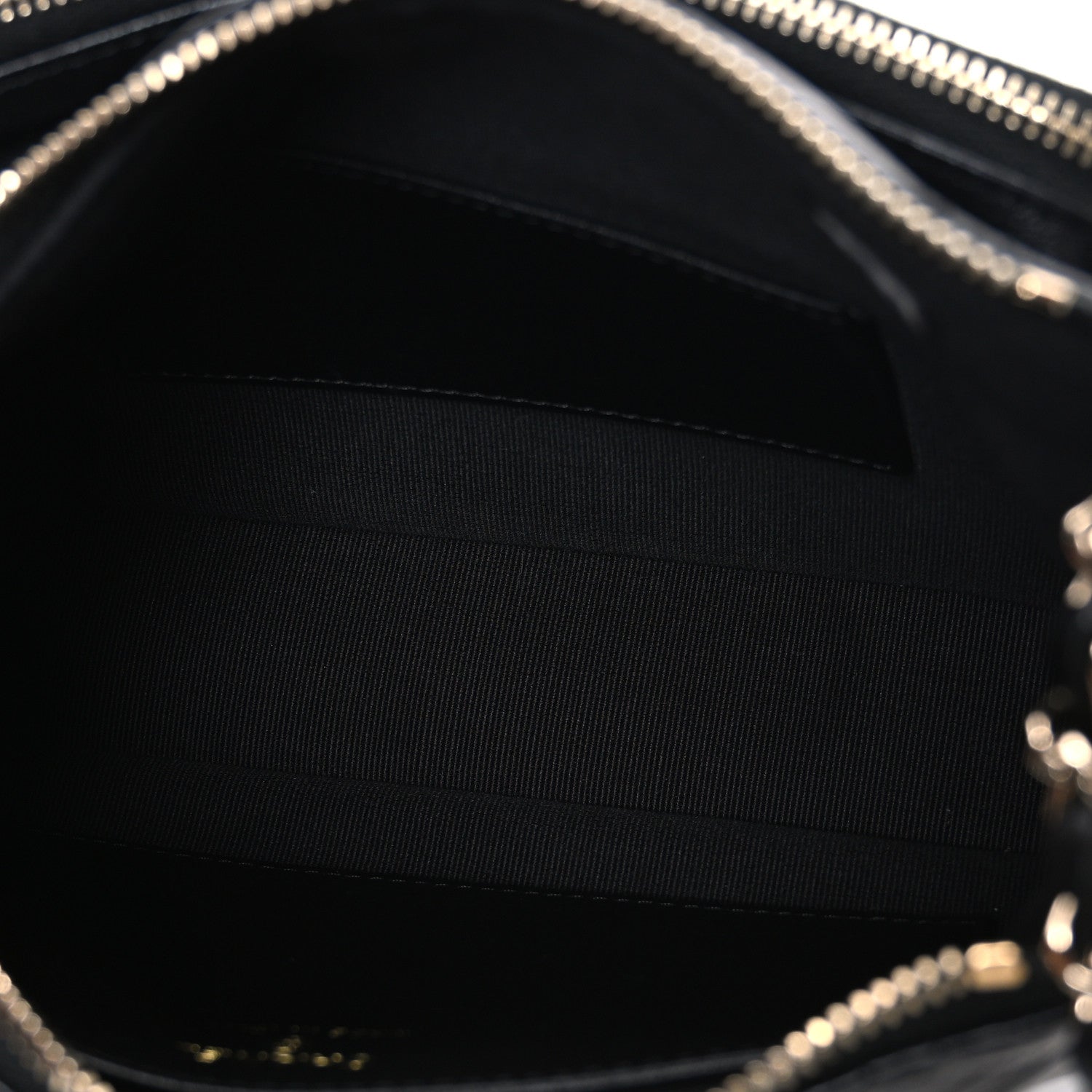 Shiny Crumpled Lambskin Quilted Small Preppy Pocket Clutch With Chain Black