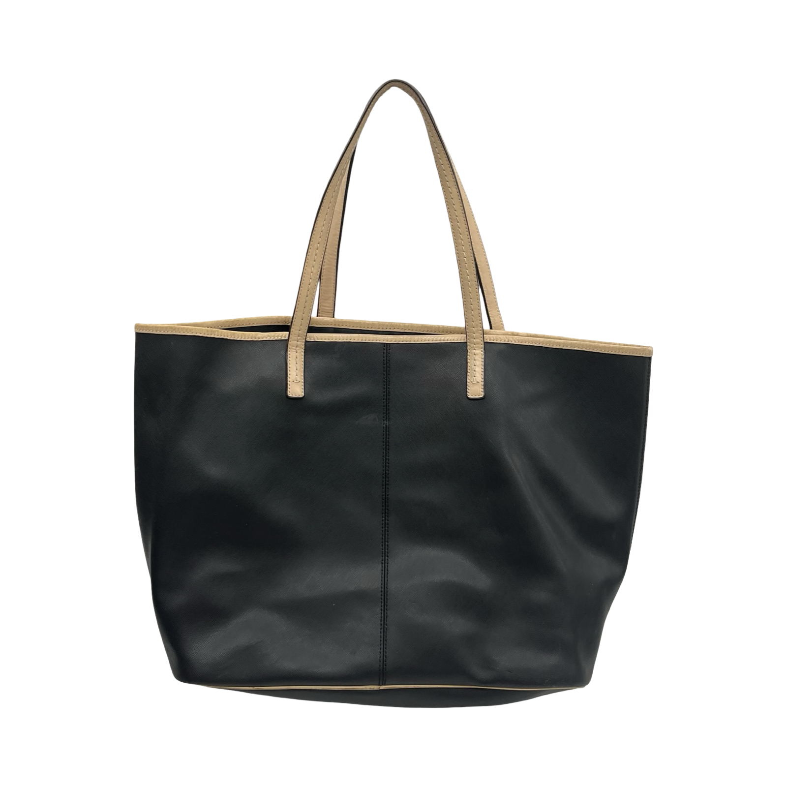 Handbag Designer By Coach In Black & Brown, Size:Large