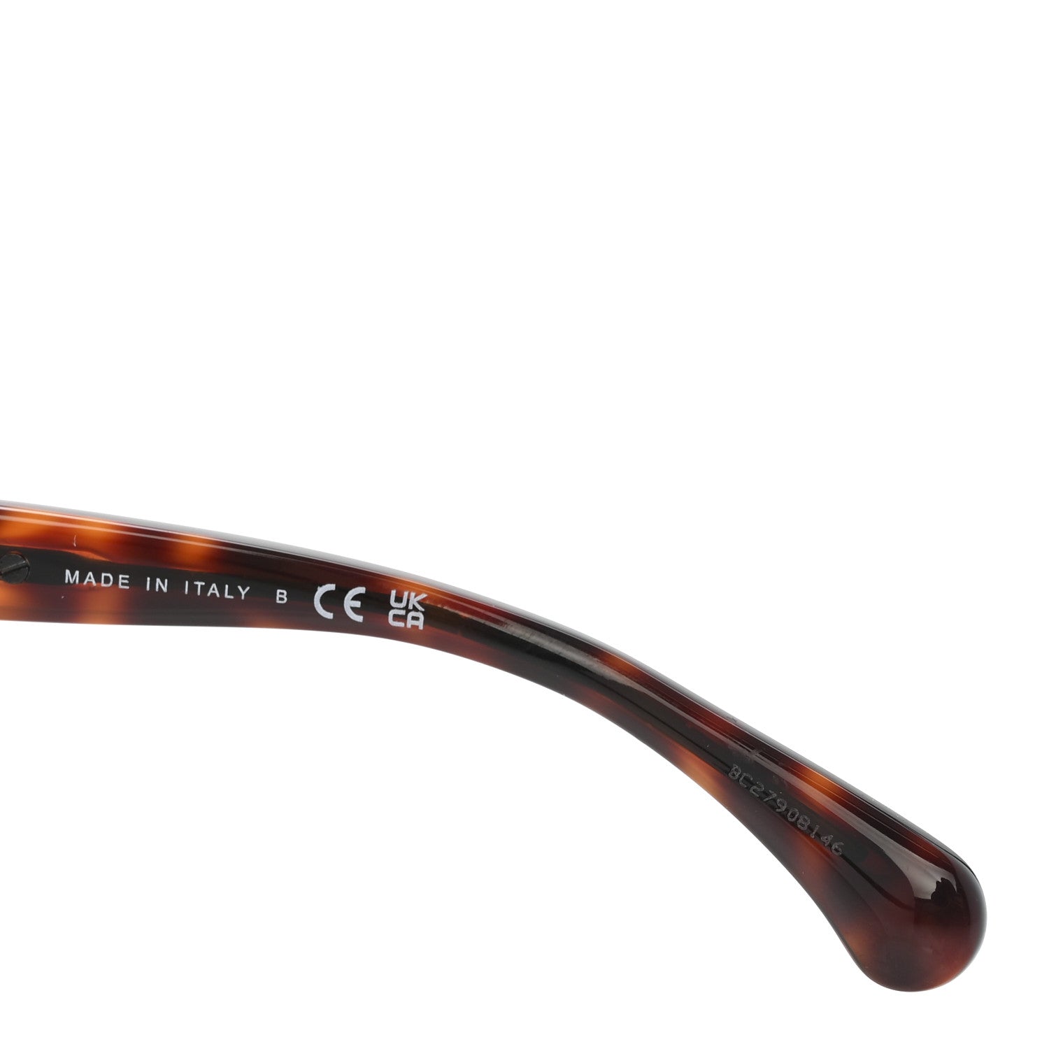 Acetate Calfskin Square Sunglasses 5476-Q-A Tortoise