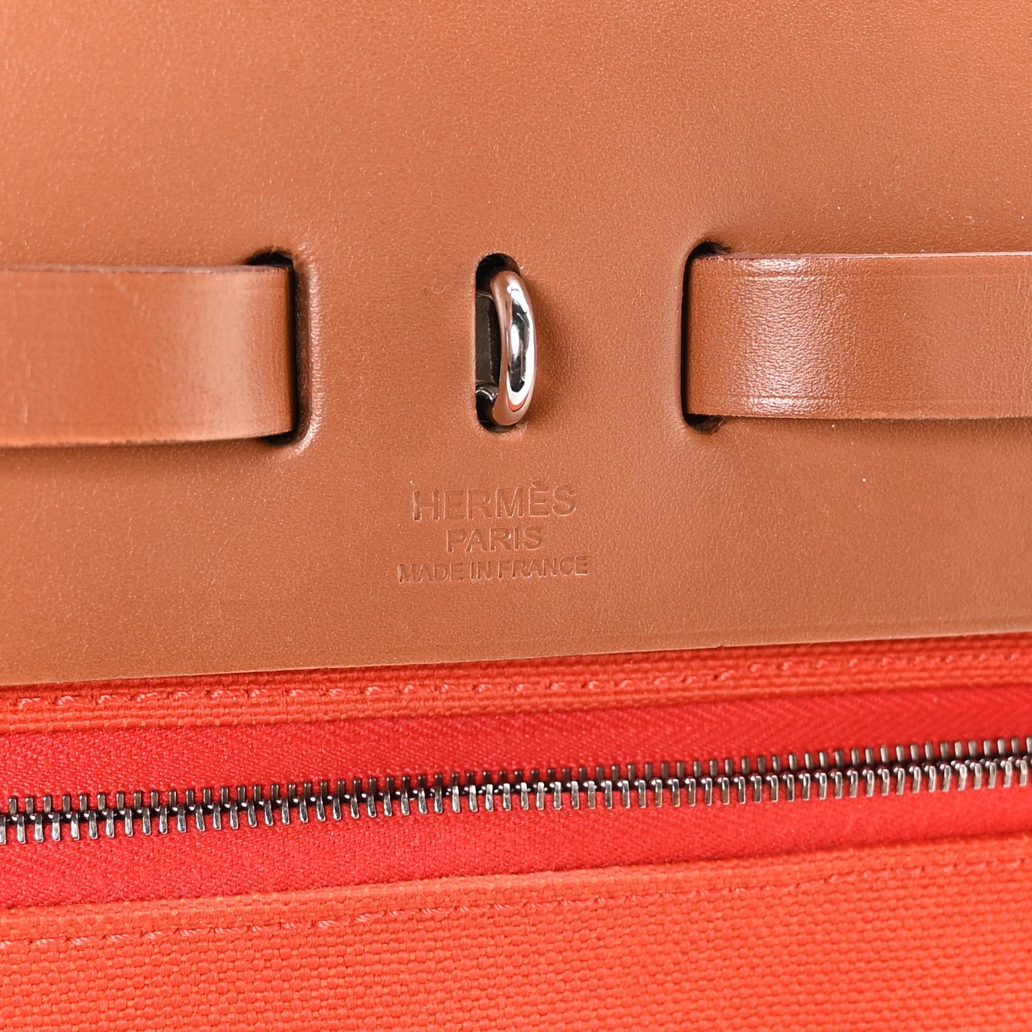 Vache Hunter Toile Herbag Zip Retourne 31 PM Orange Mecano Fauve