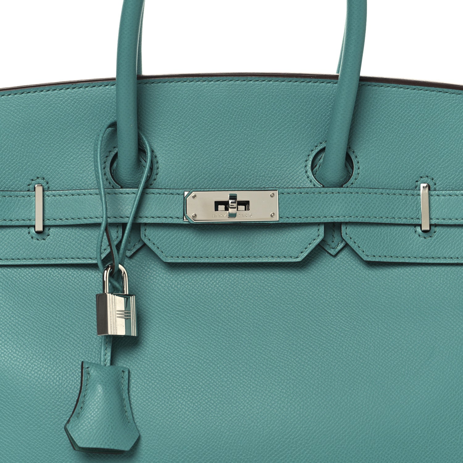 Epsom Birkin 35 Bleu Paon