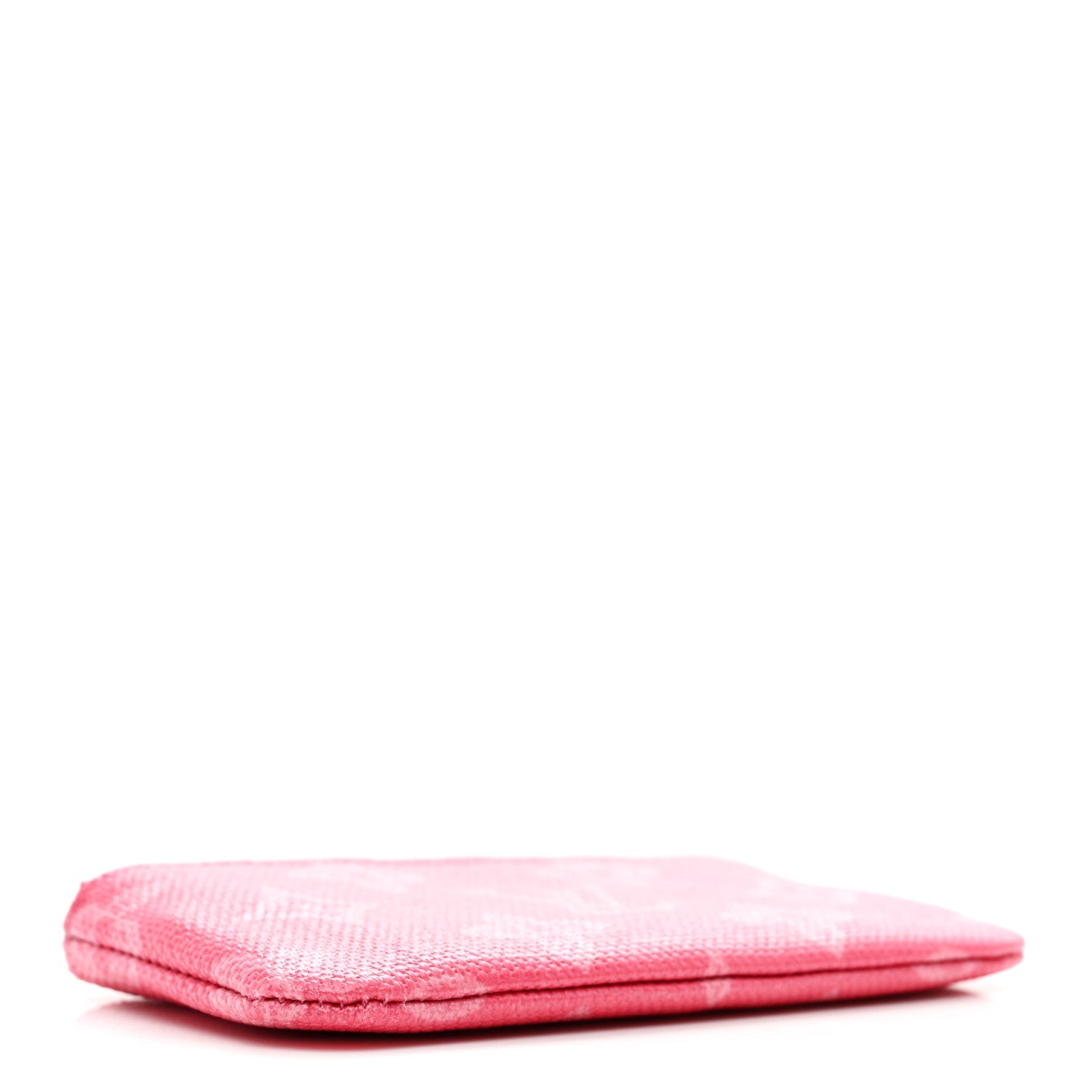 Monogram Origine Lin Key Pouch Rose Ruban