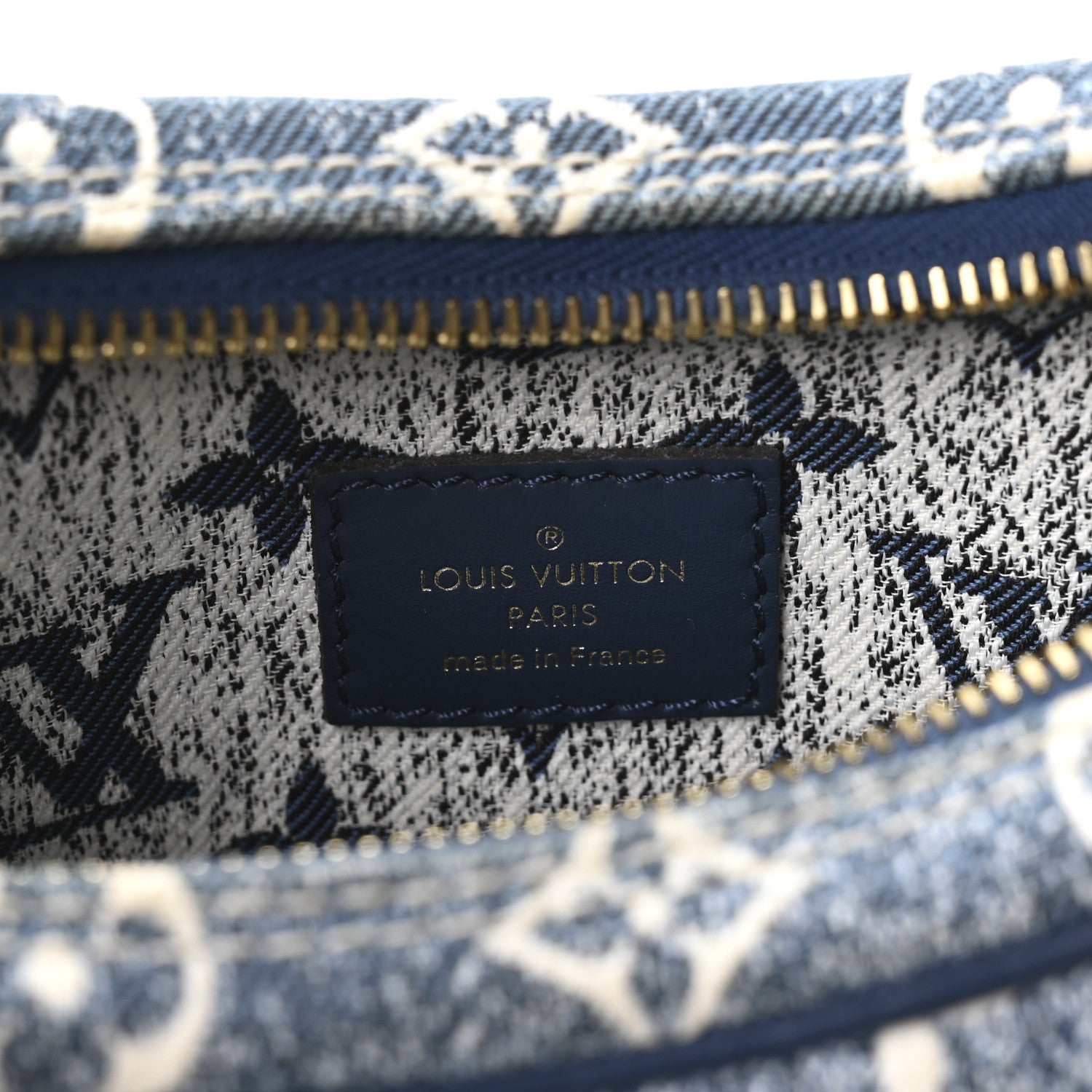Monogram Jacquard Denim Loop Bleu