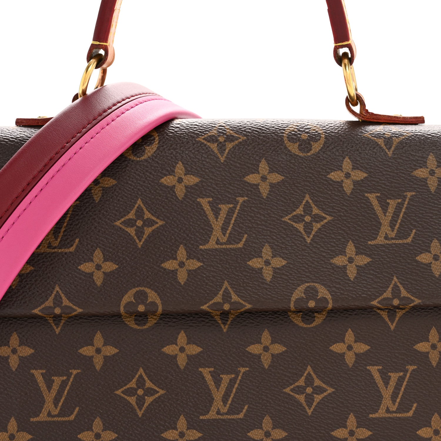 Monogram Cluny BB Bordeaux Fuchsia