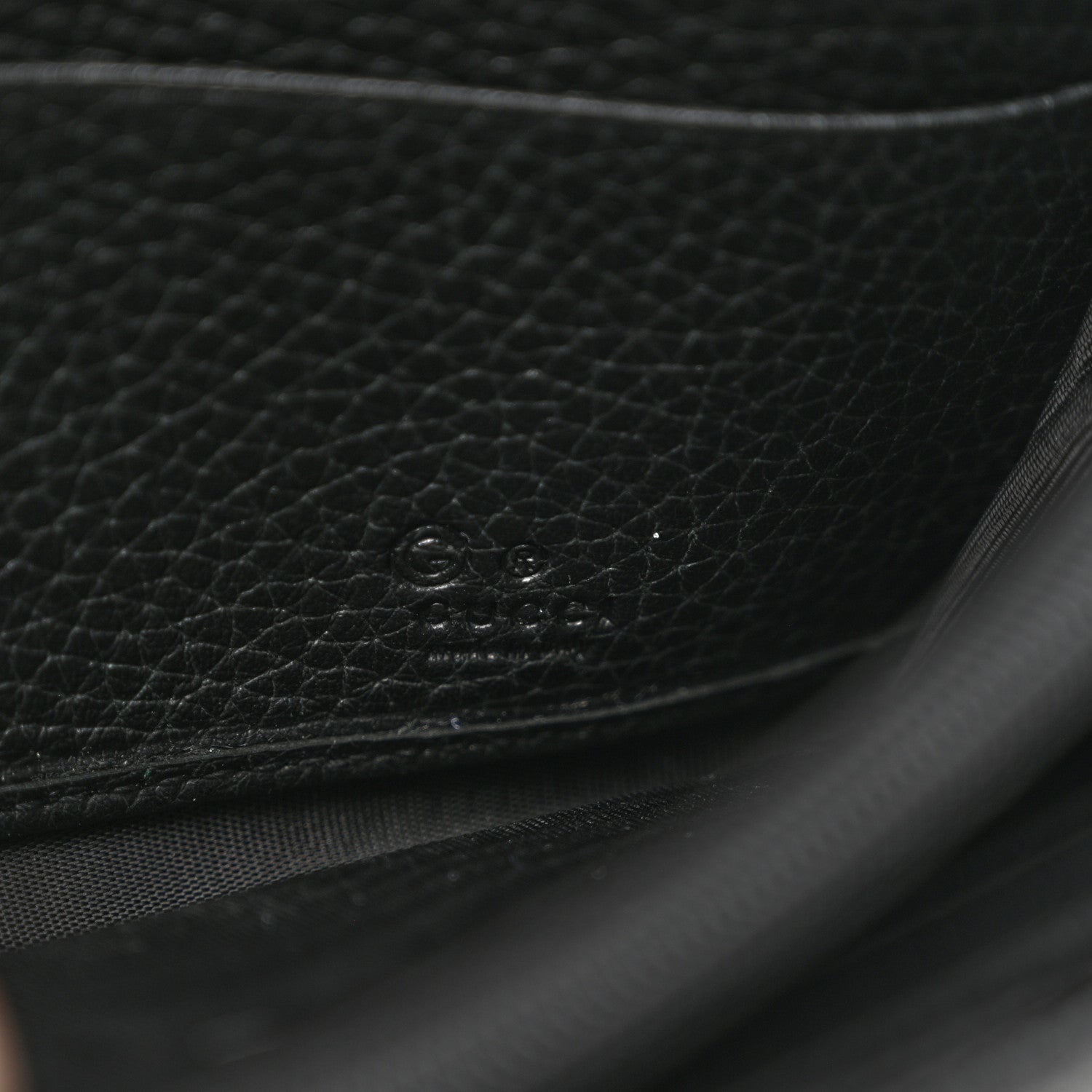 Pebbled Calfskin Large Soho Continental Wallet Black