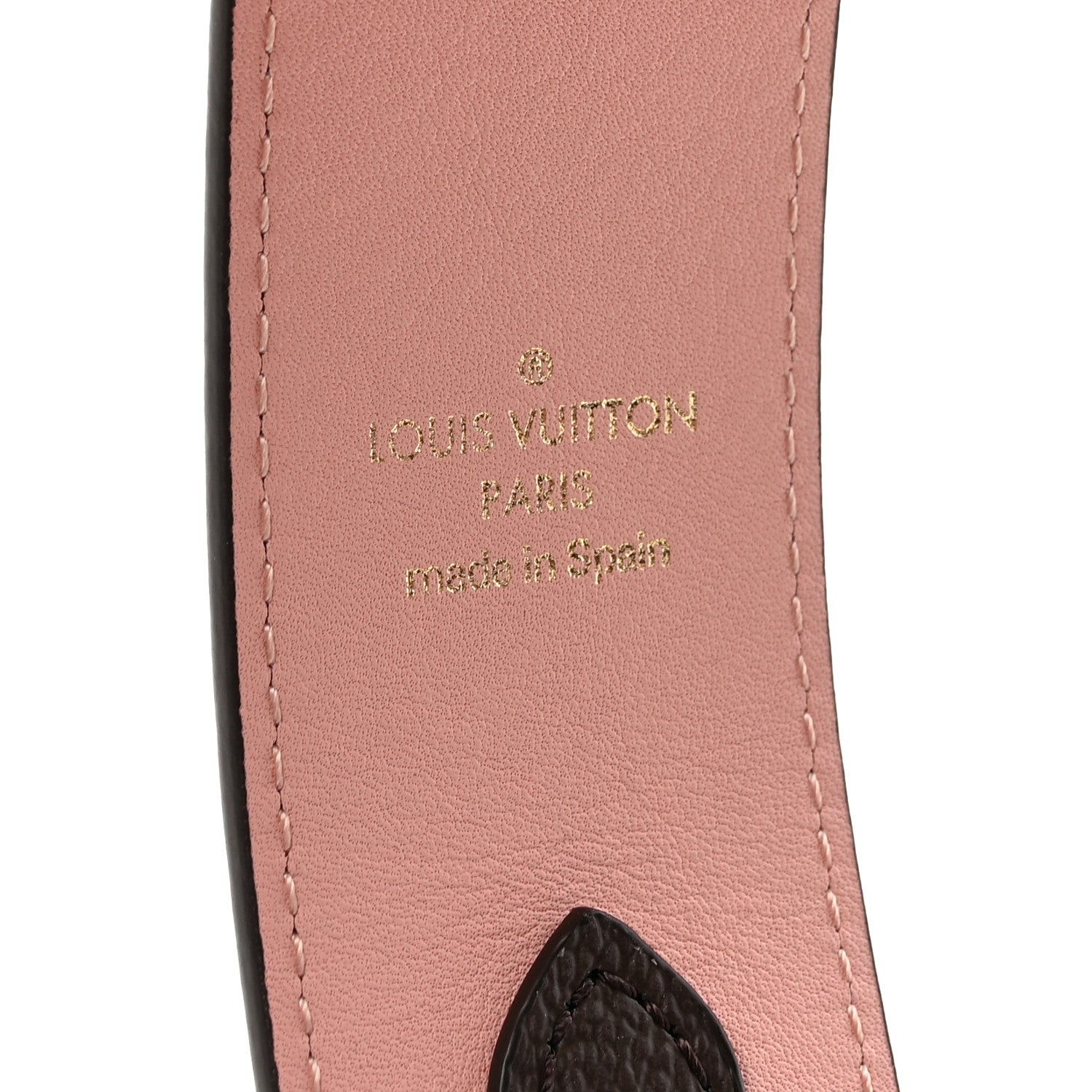 Monogram Bandouliere Shoulder Strap Rose Poudre