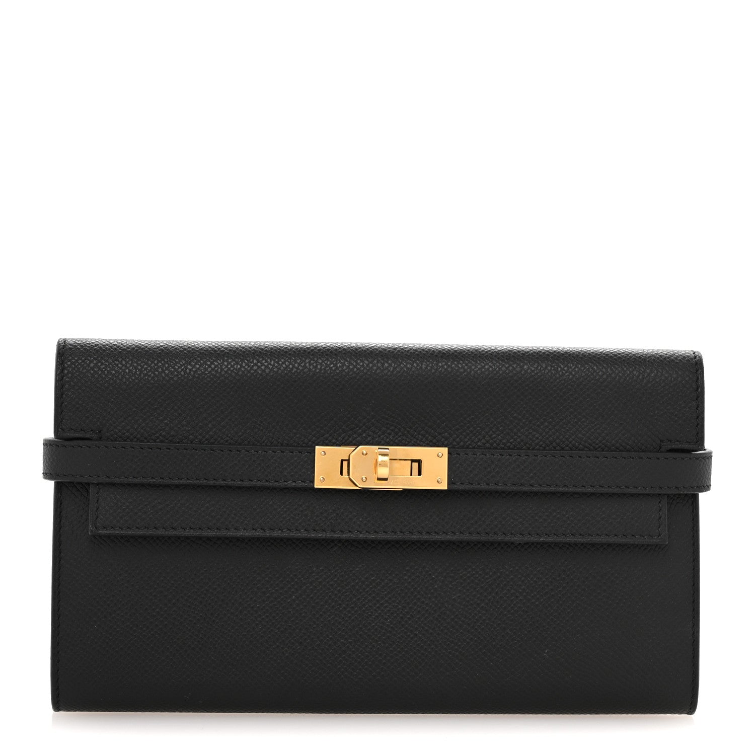 Epsom Kelly Longue Wallet Black