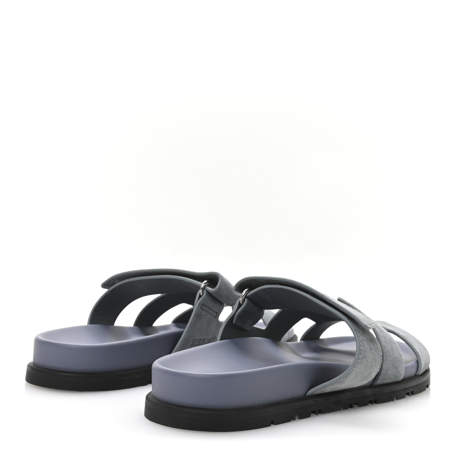 Suede Goatskin Womens Chypre Sandals 38 Vert d'Eau
