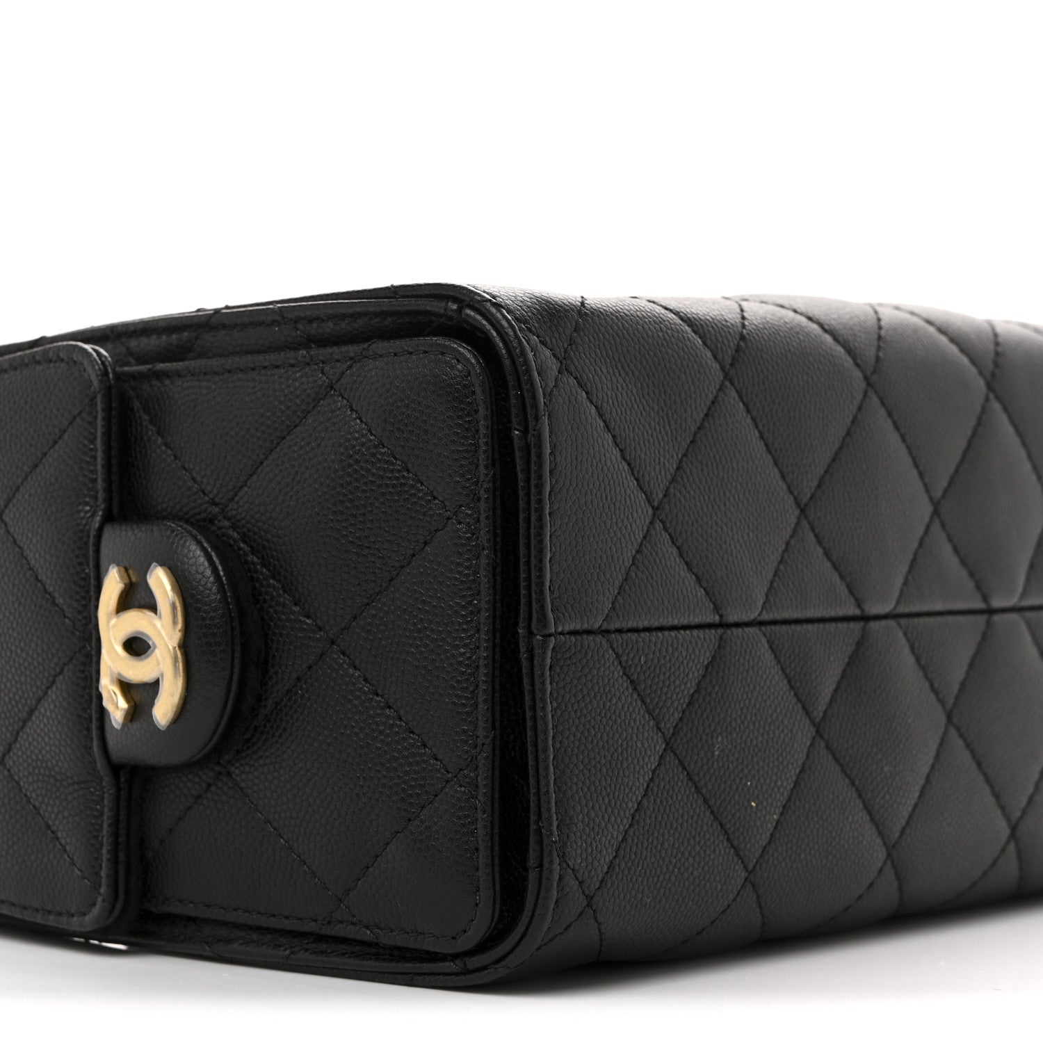 Caviar Quilted Mini Chanel 25 Handbag Black