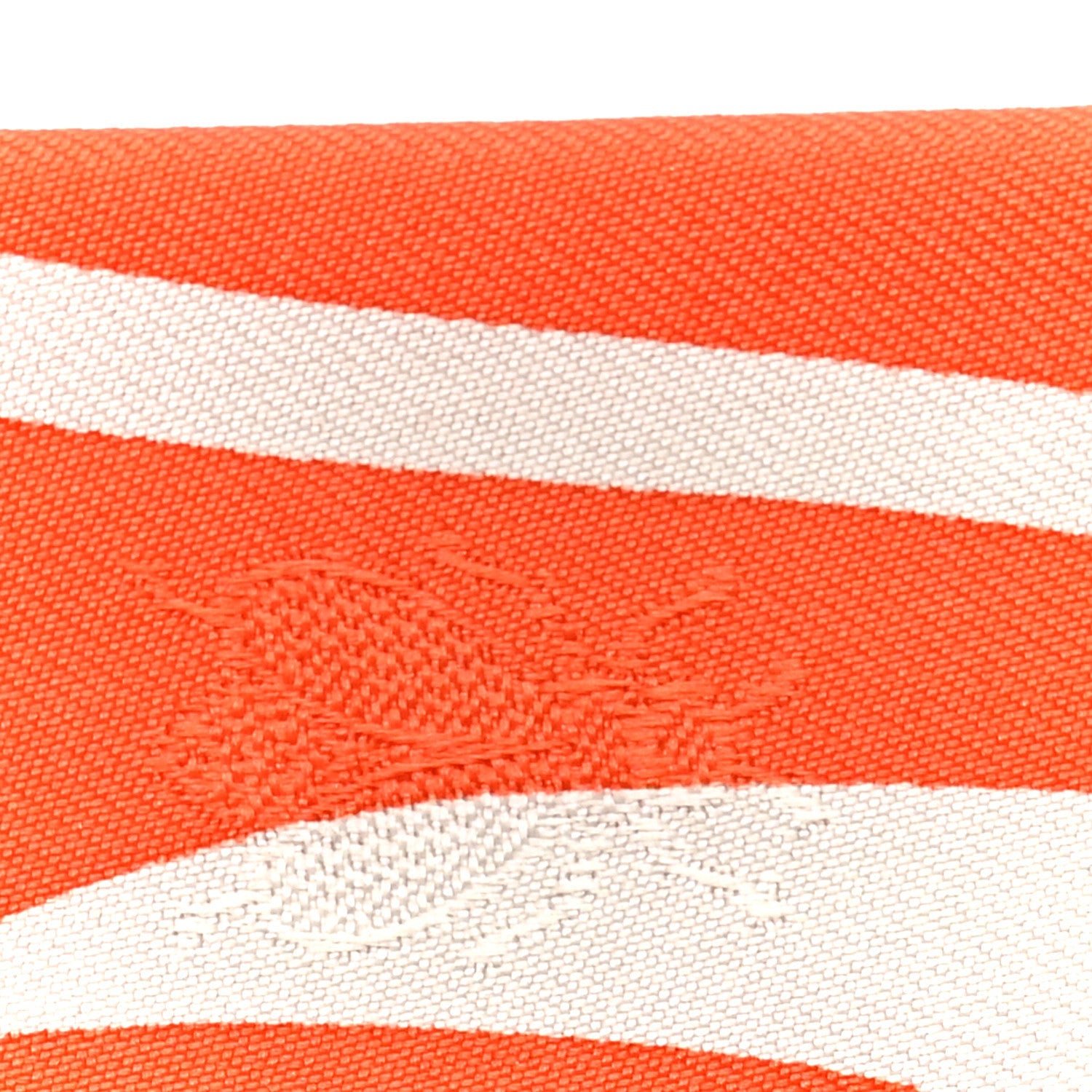 Silk Calfskin Bouquet Final Fringed Twilly Orange Gris Perle Vermillion