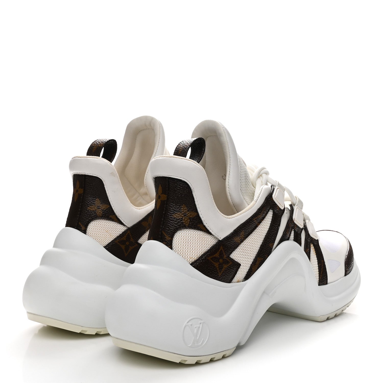 Patent Monogram LV Archlight Sneakers 40 White