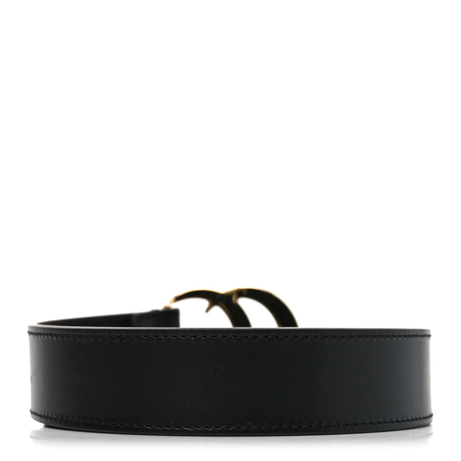 Plutone Calfskin Double G 30mm Belt 105 42 Black