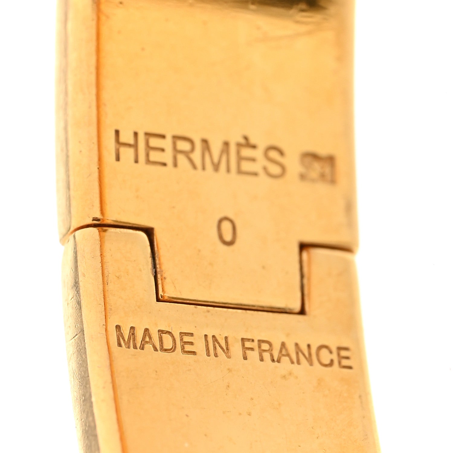 Enamel Narrow Clic Clac H Bracelet PM Black