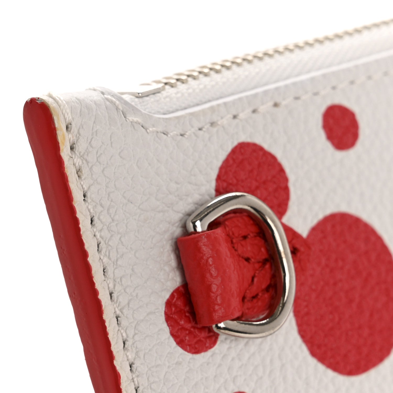 LV X YK Empreinte Infinity Dots Neverfull MM Pochette Rouge White