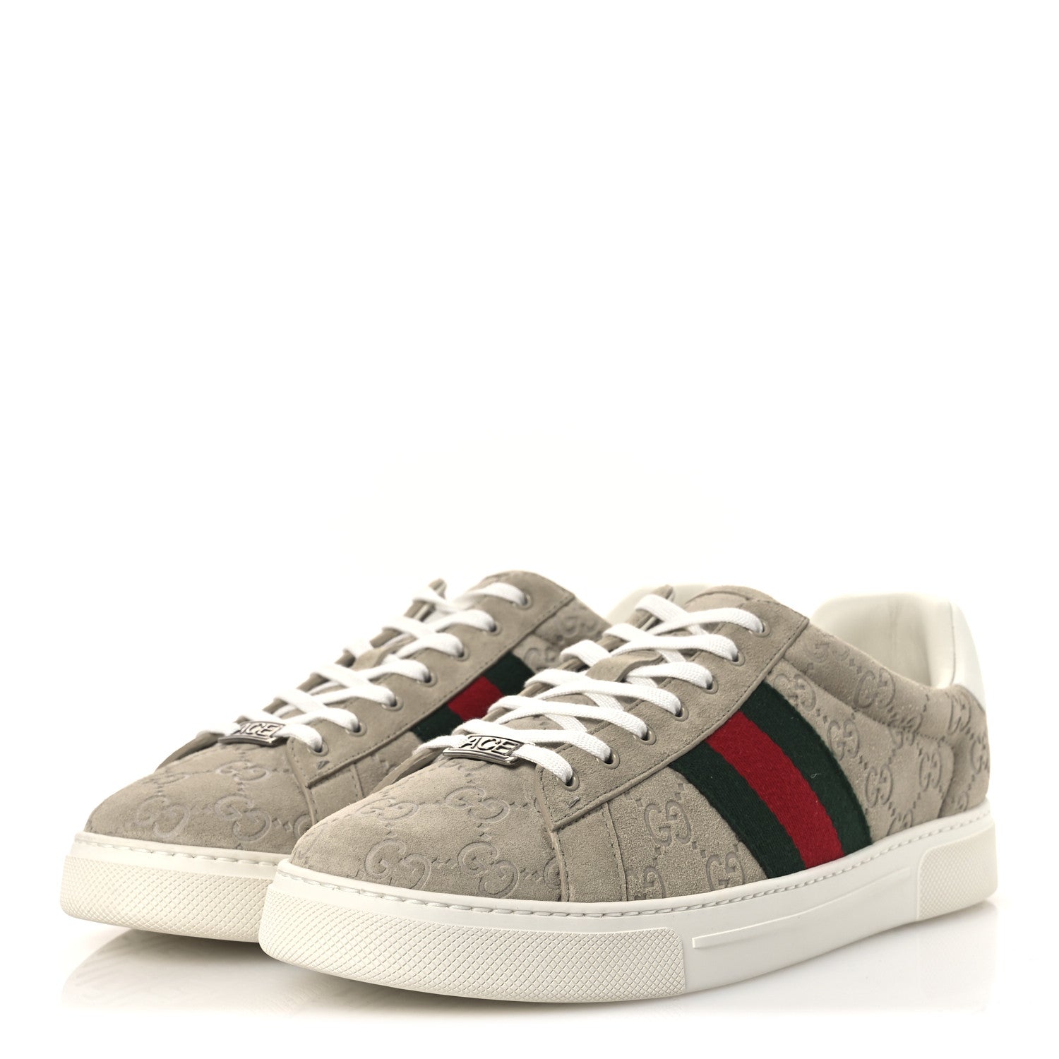 Suede Web Mens Ace Sneakers 8.5 Oatmeal