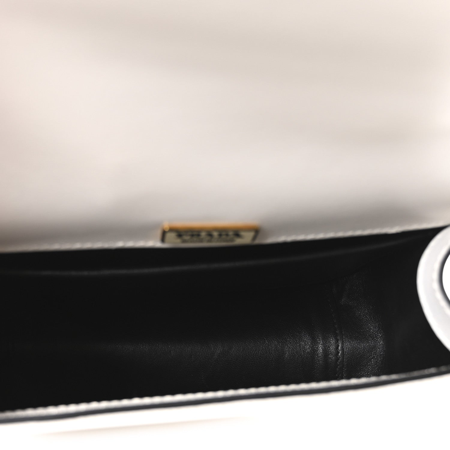 City Calf Striped Pionniere Saddle Bag White Black