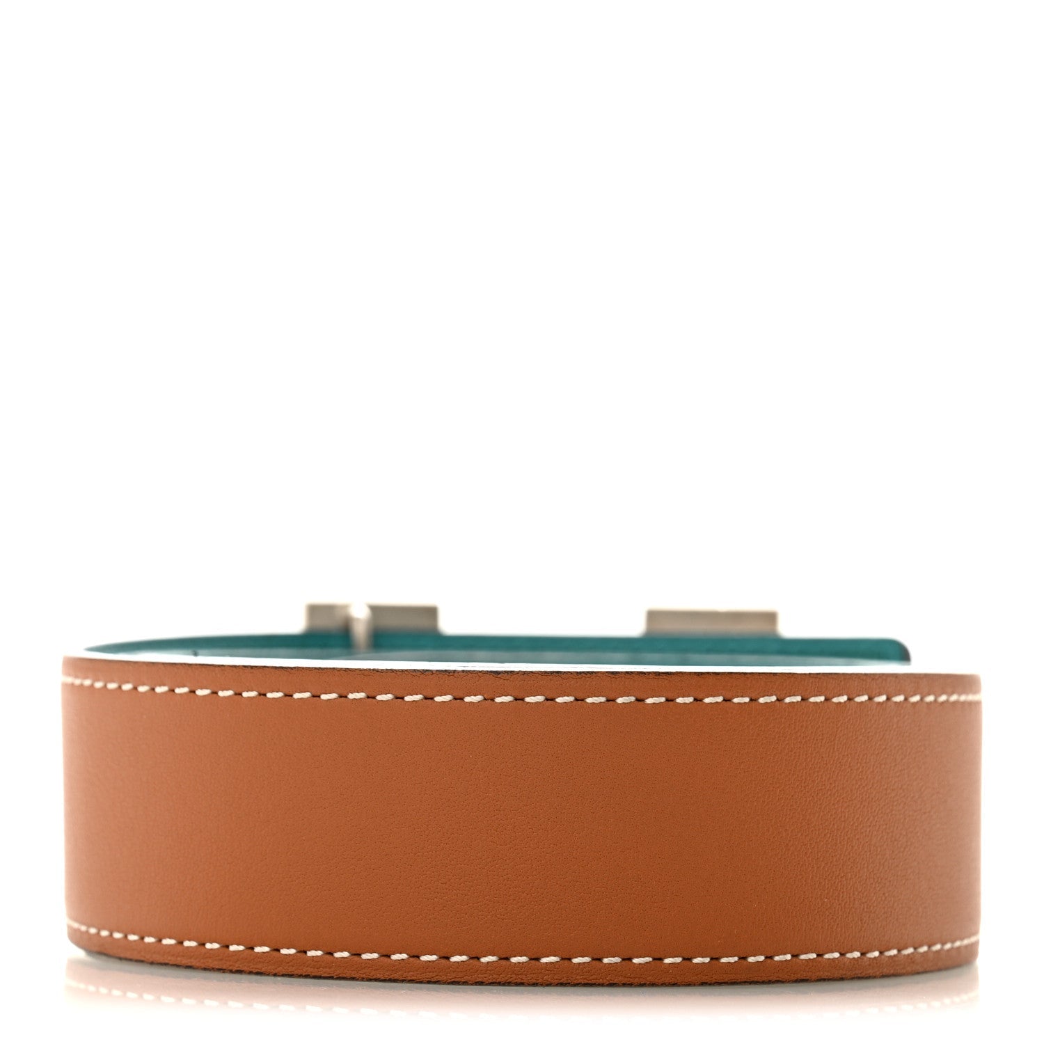 Swift Epsom 32mm H Belt 85 34 Gold Bleu Paon