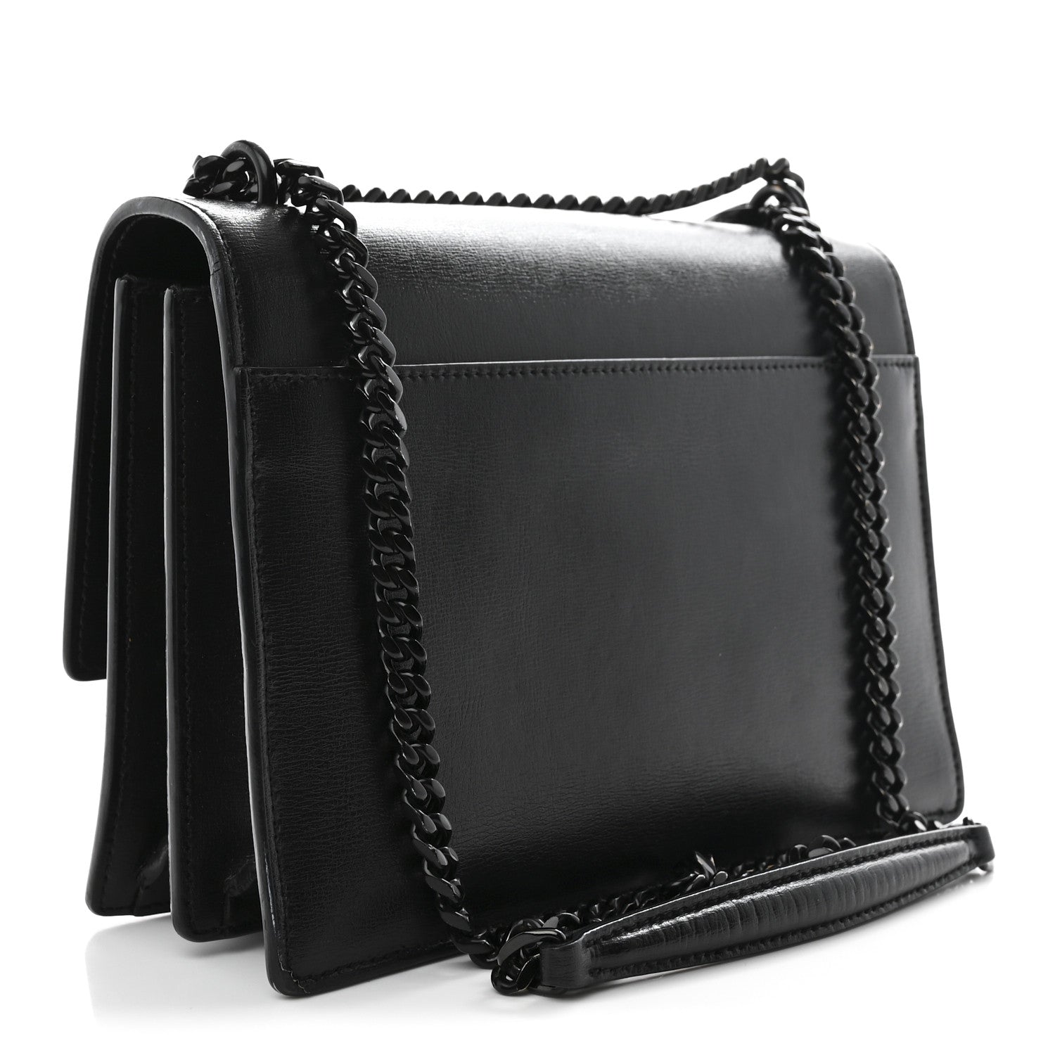 Calfskin Medium Monogram Monochrome Sunset Black